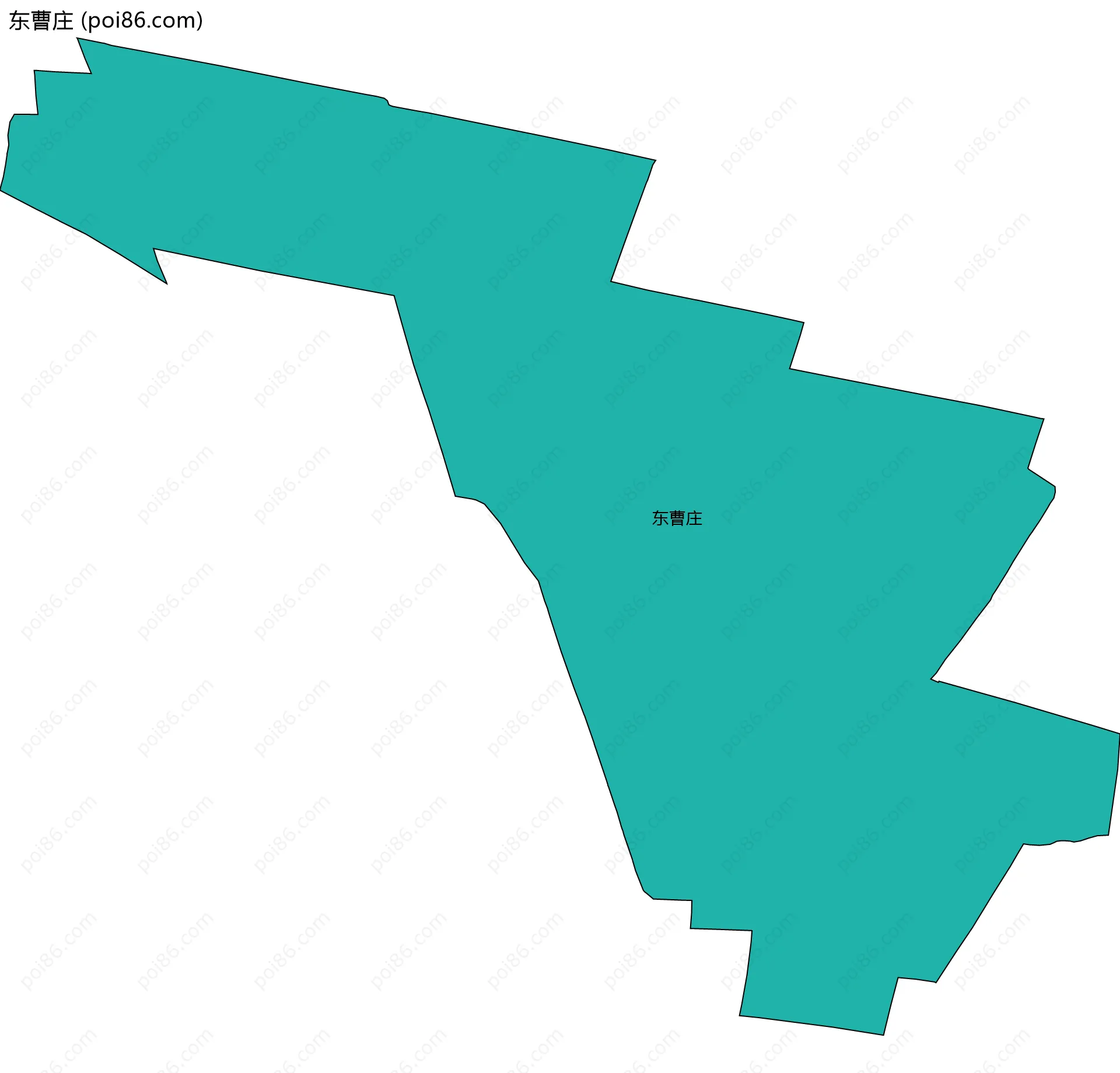 东曹庄边界地图