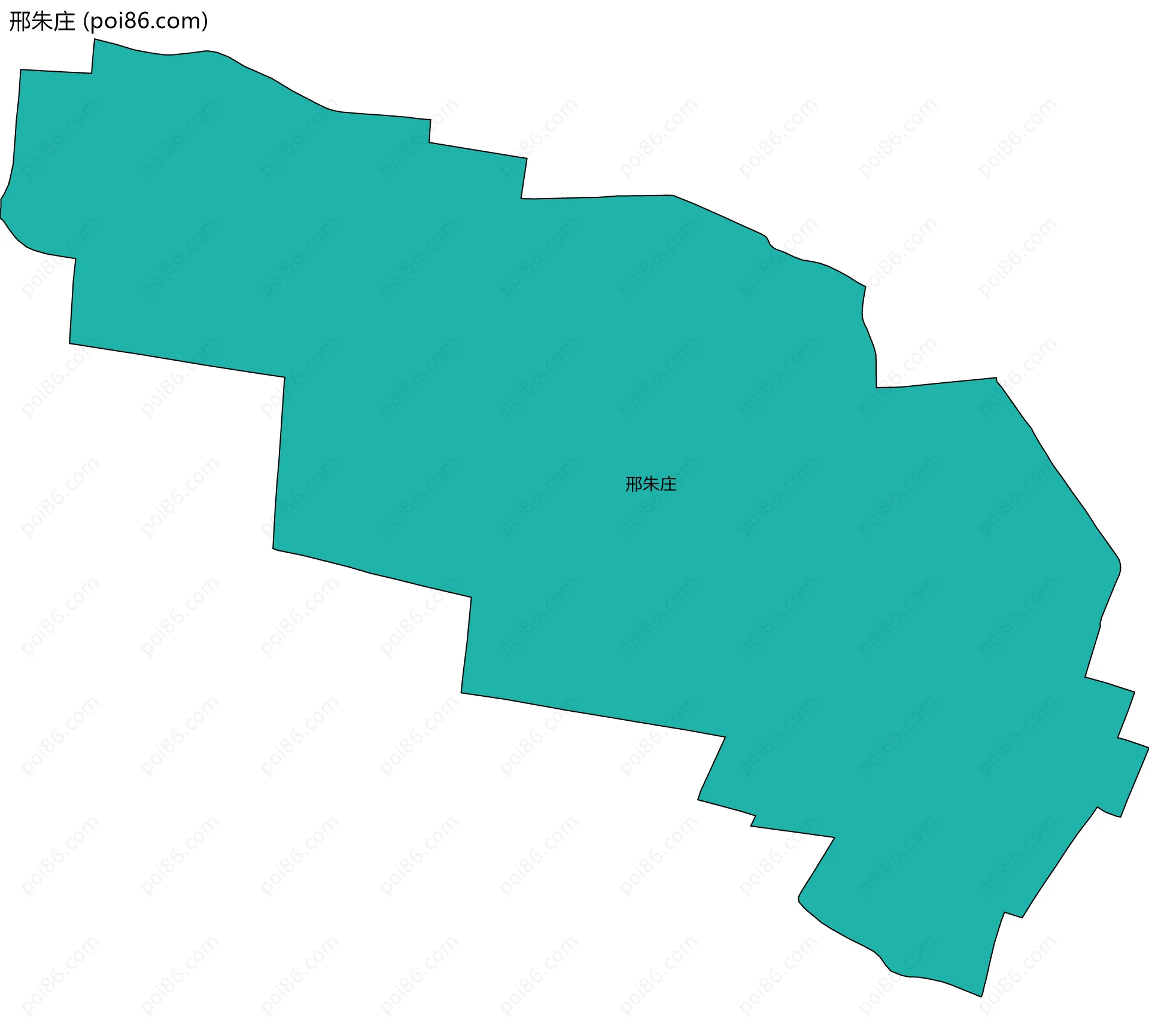 邢朱庄边界地图