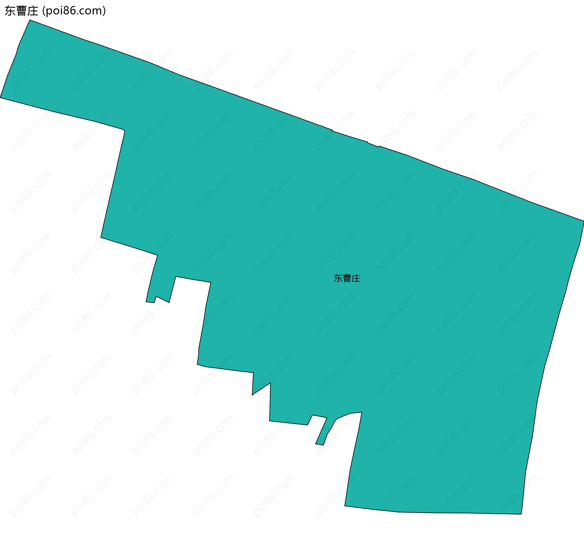 东曹庄边界地图