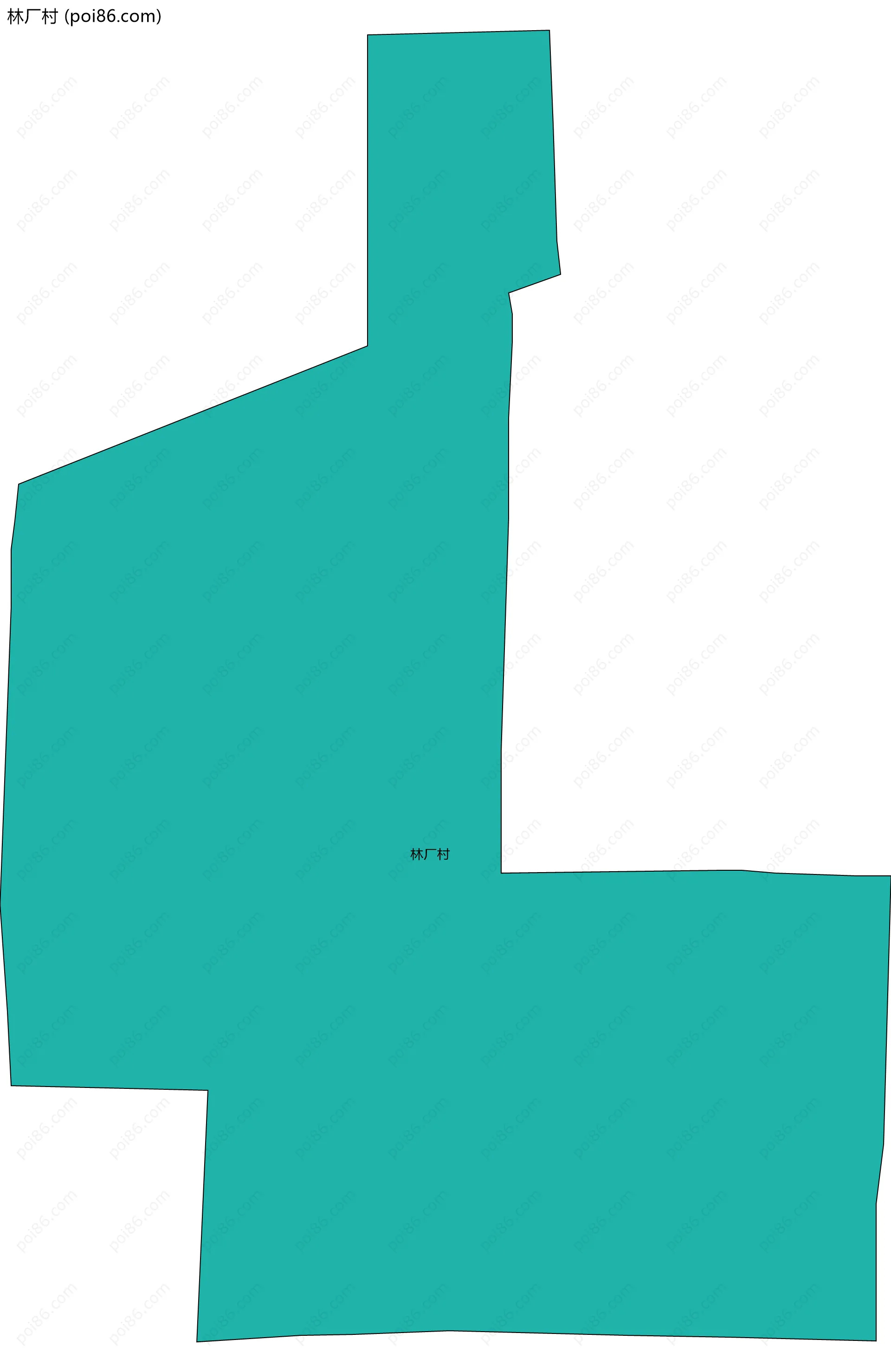 林厂村边界地图