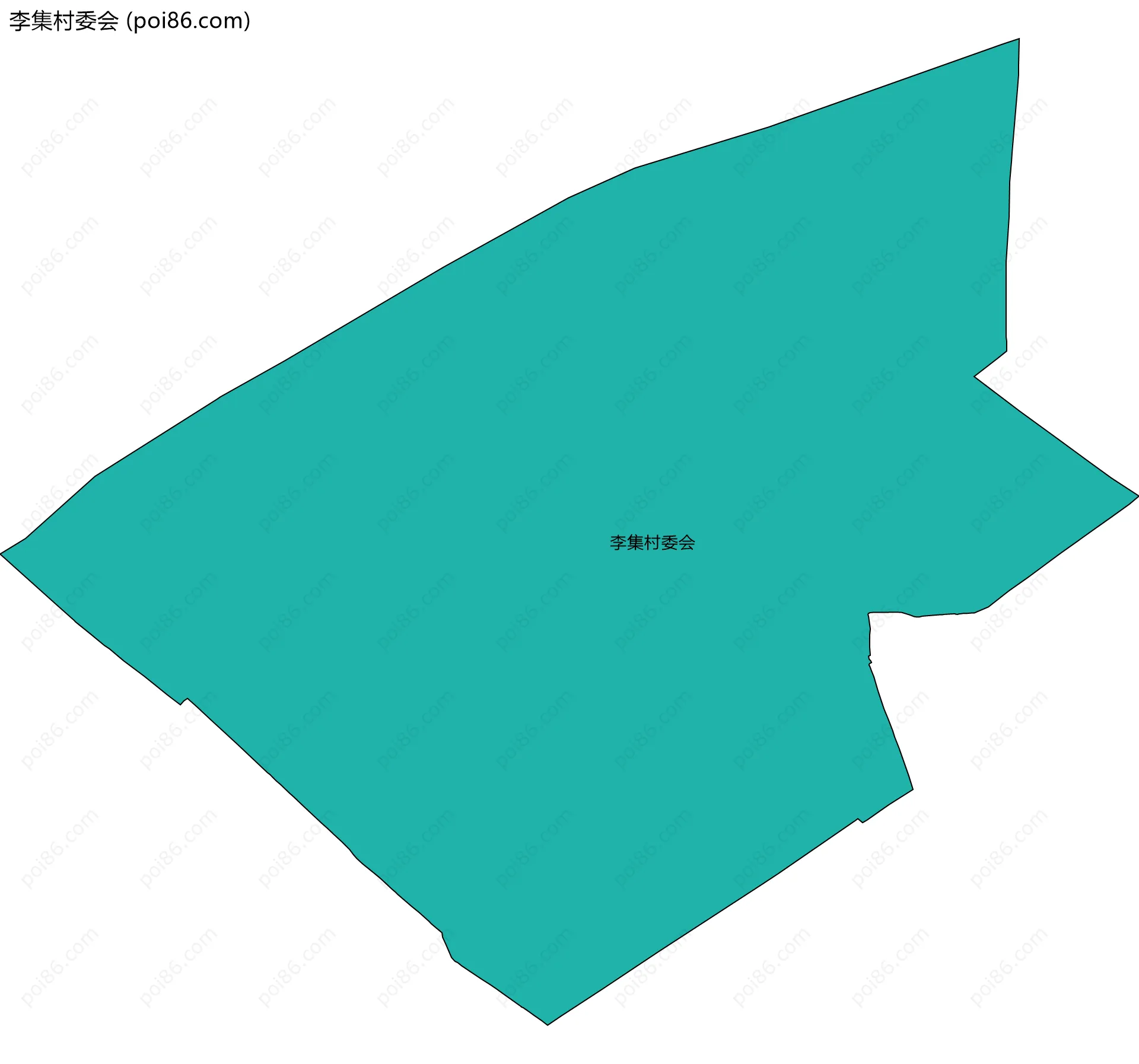 李集村委会边界地图