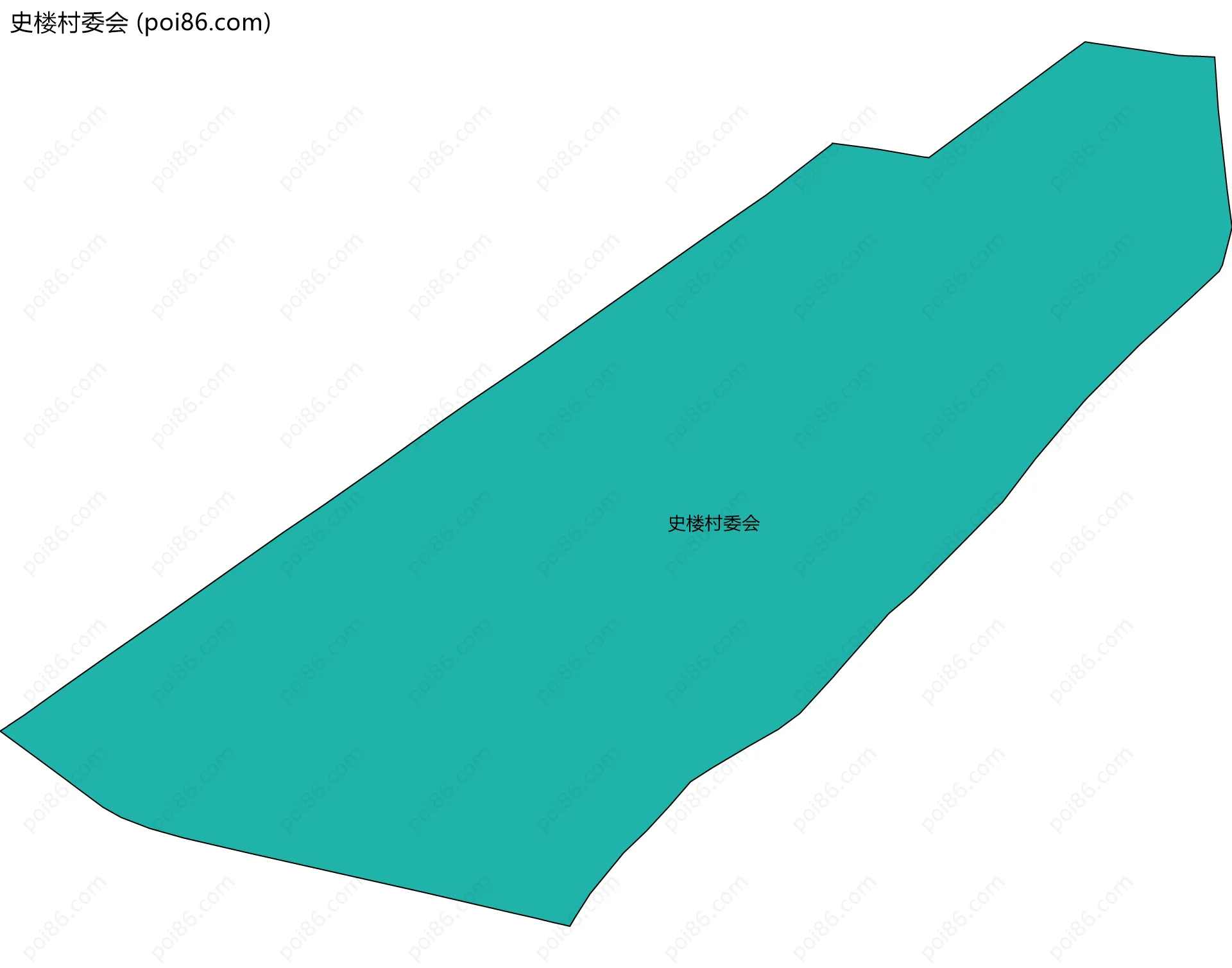 史楼村委会边界地图