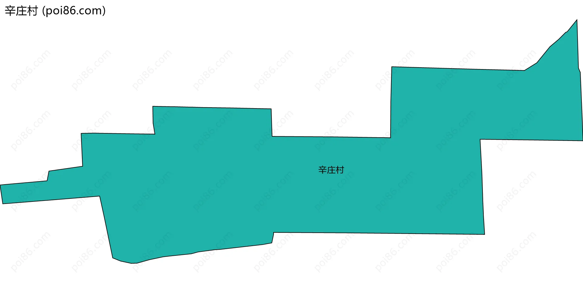 辛庄村边界地图