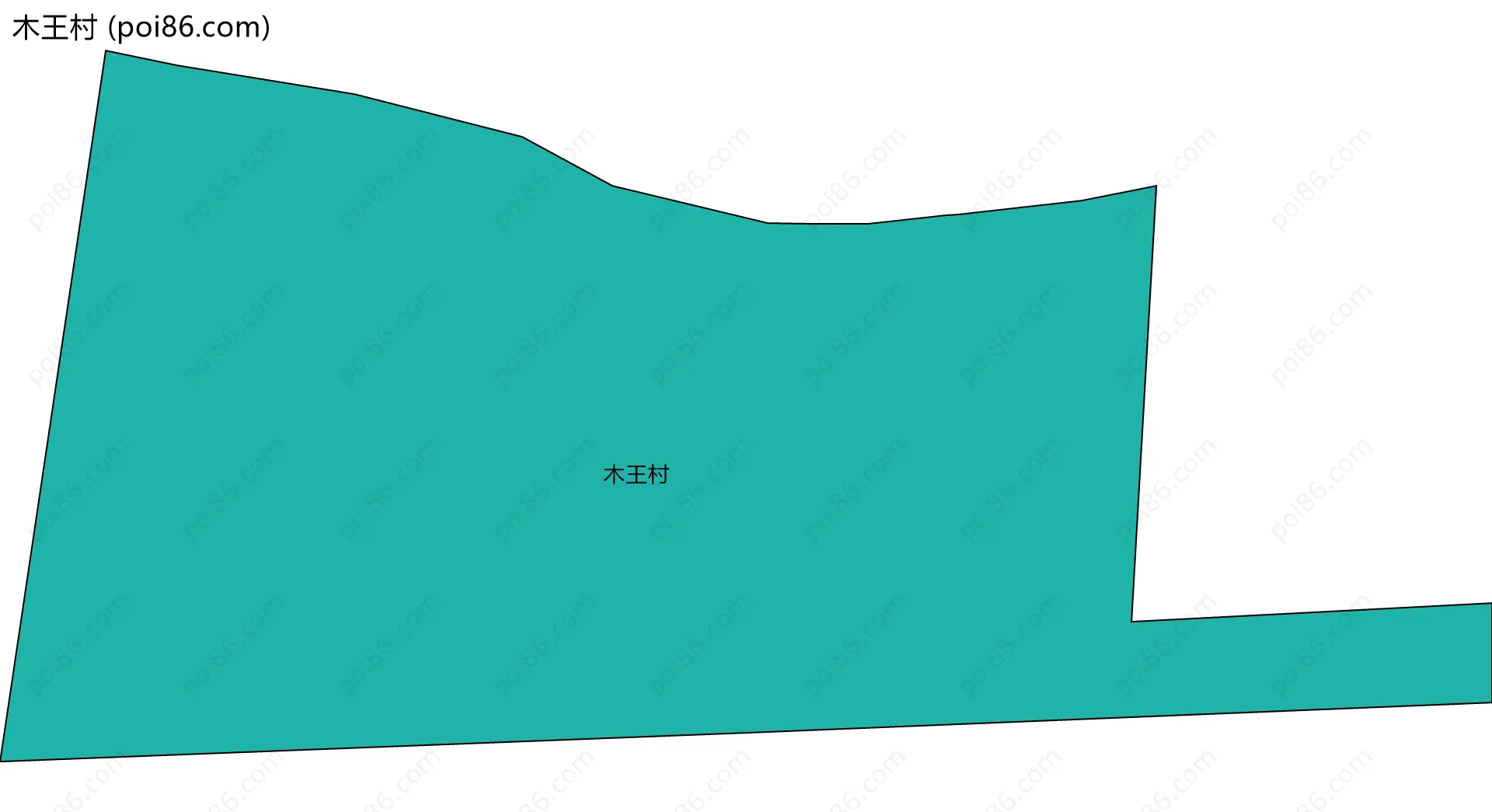 木王村边界地图