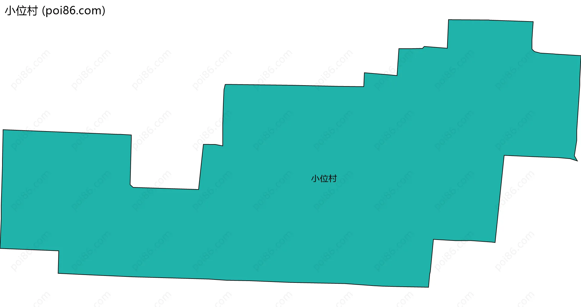 小位村边界地图