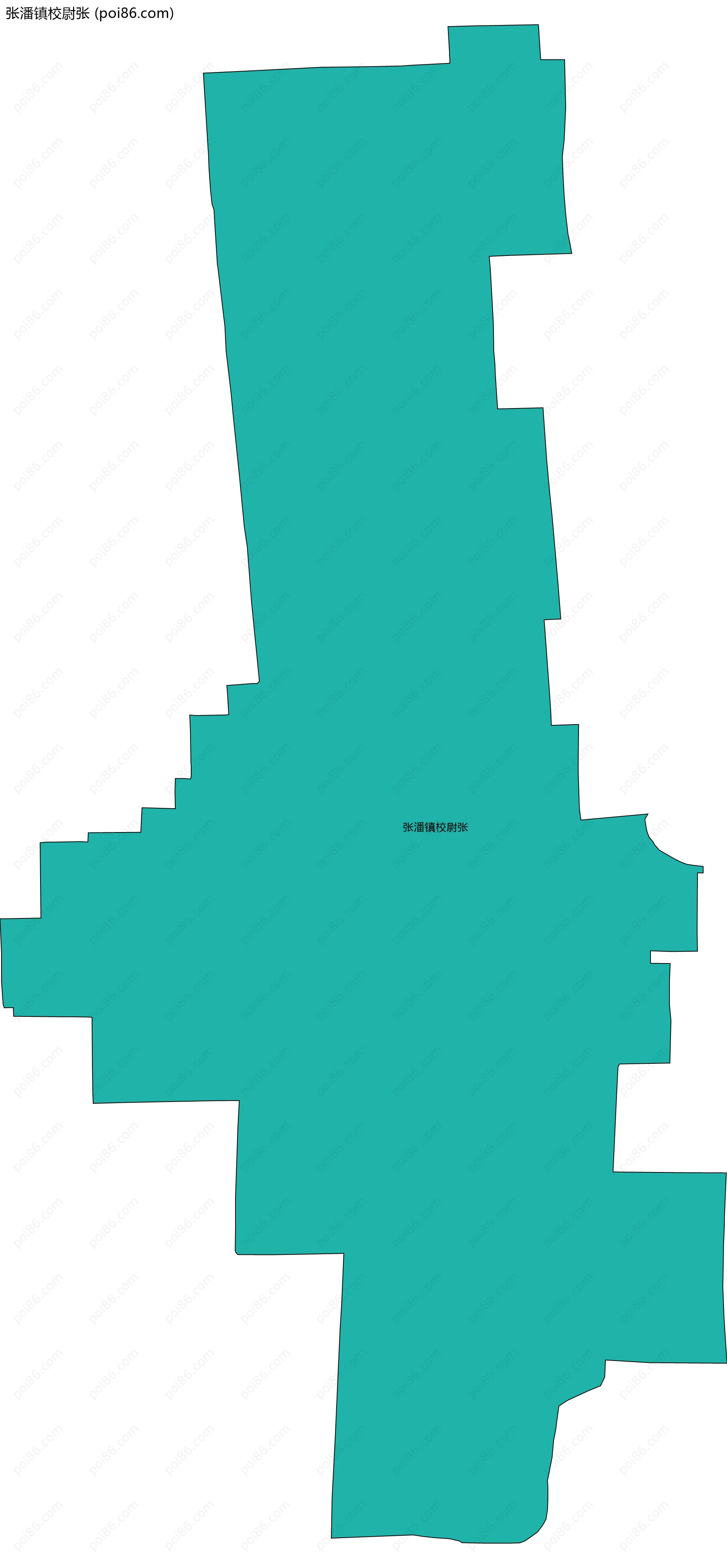 张潘镇校尉张边界地图