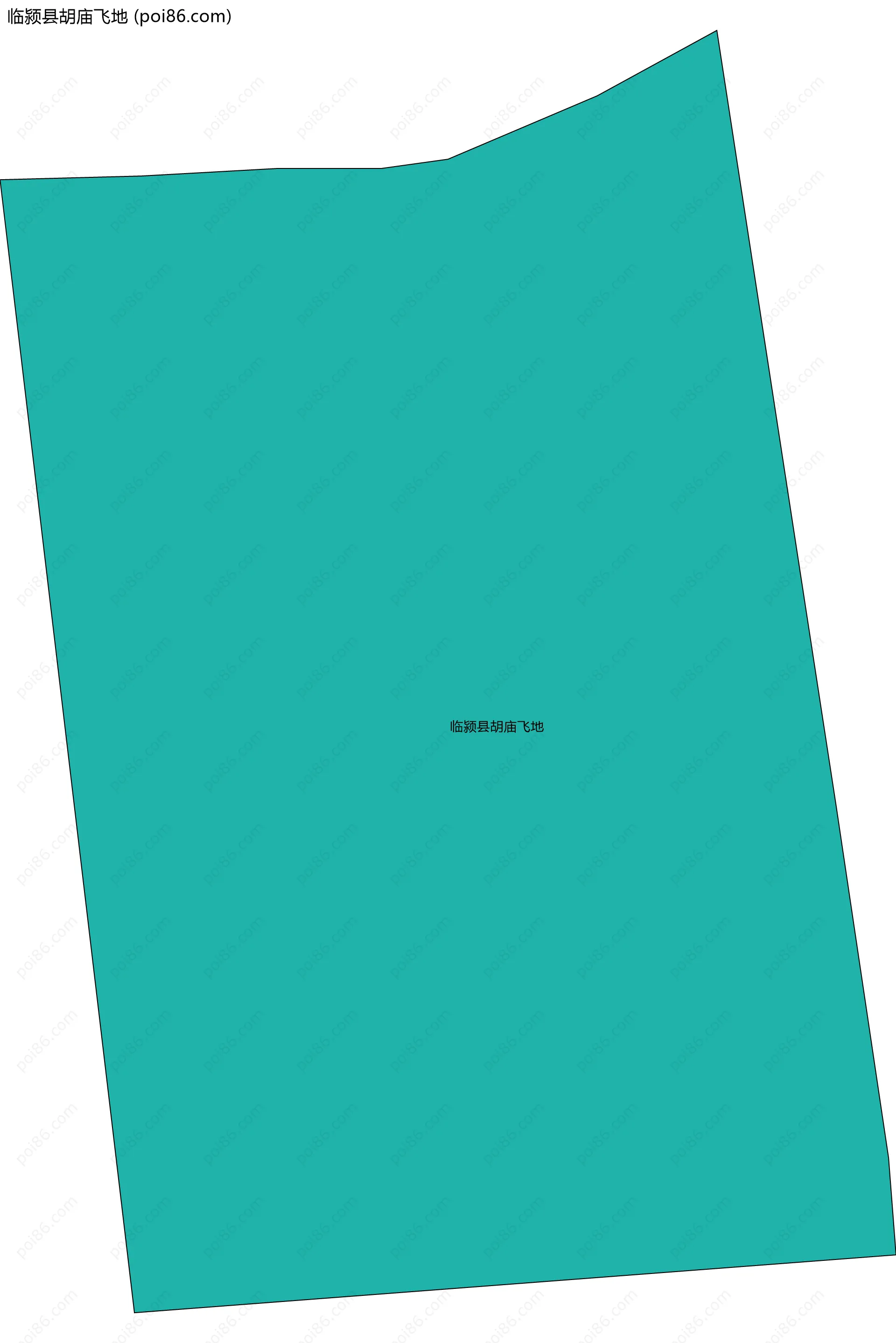 临颍县胡庙飞地边界地图