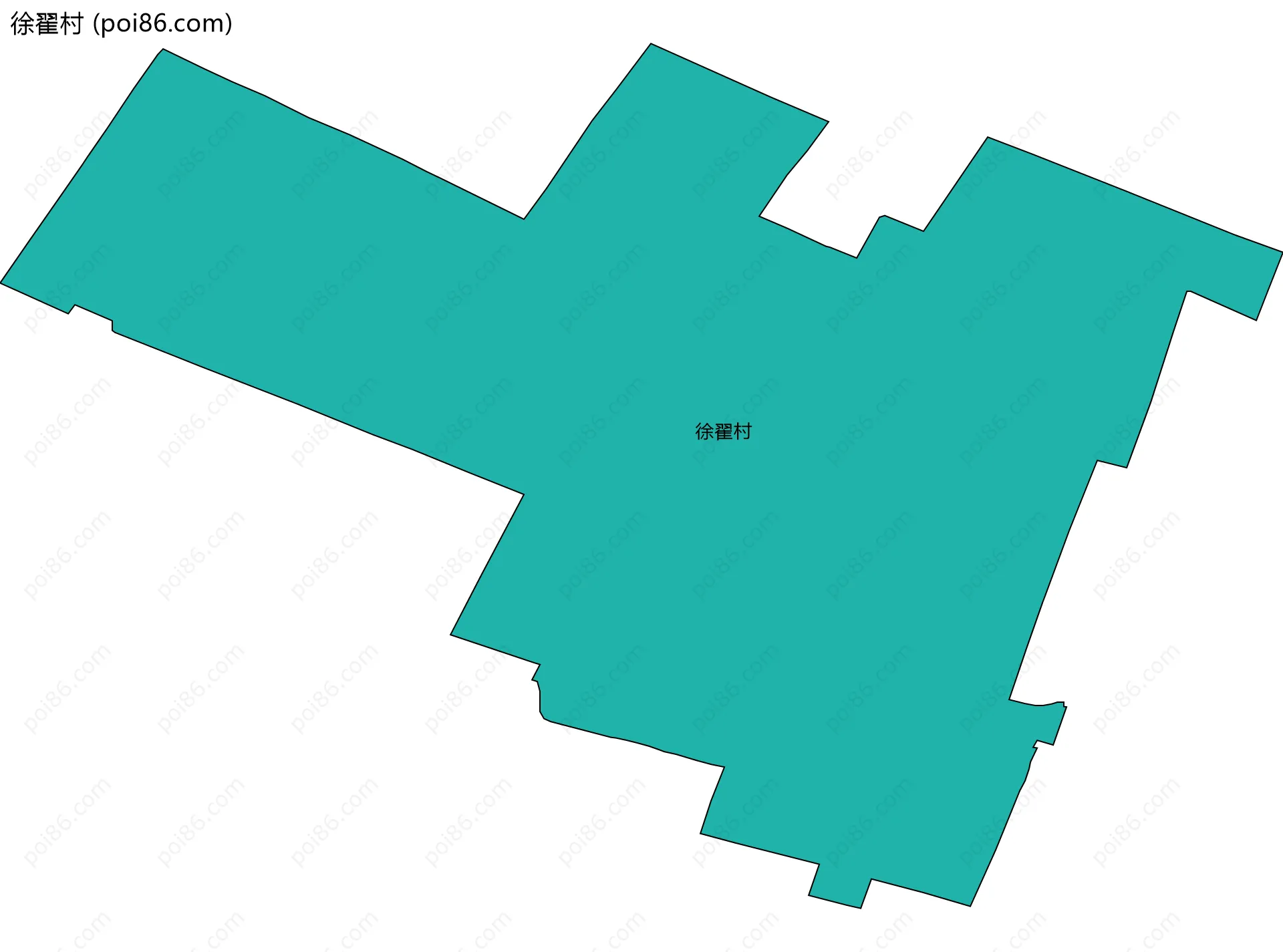 徐翟村边界地图