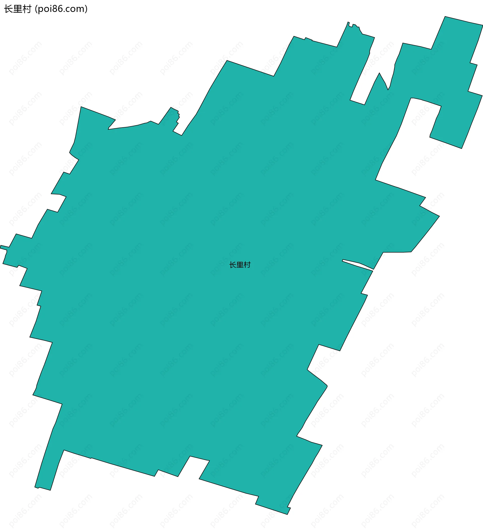 长里村边界地图