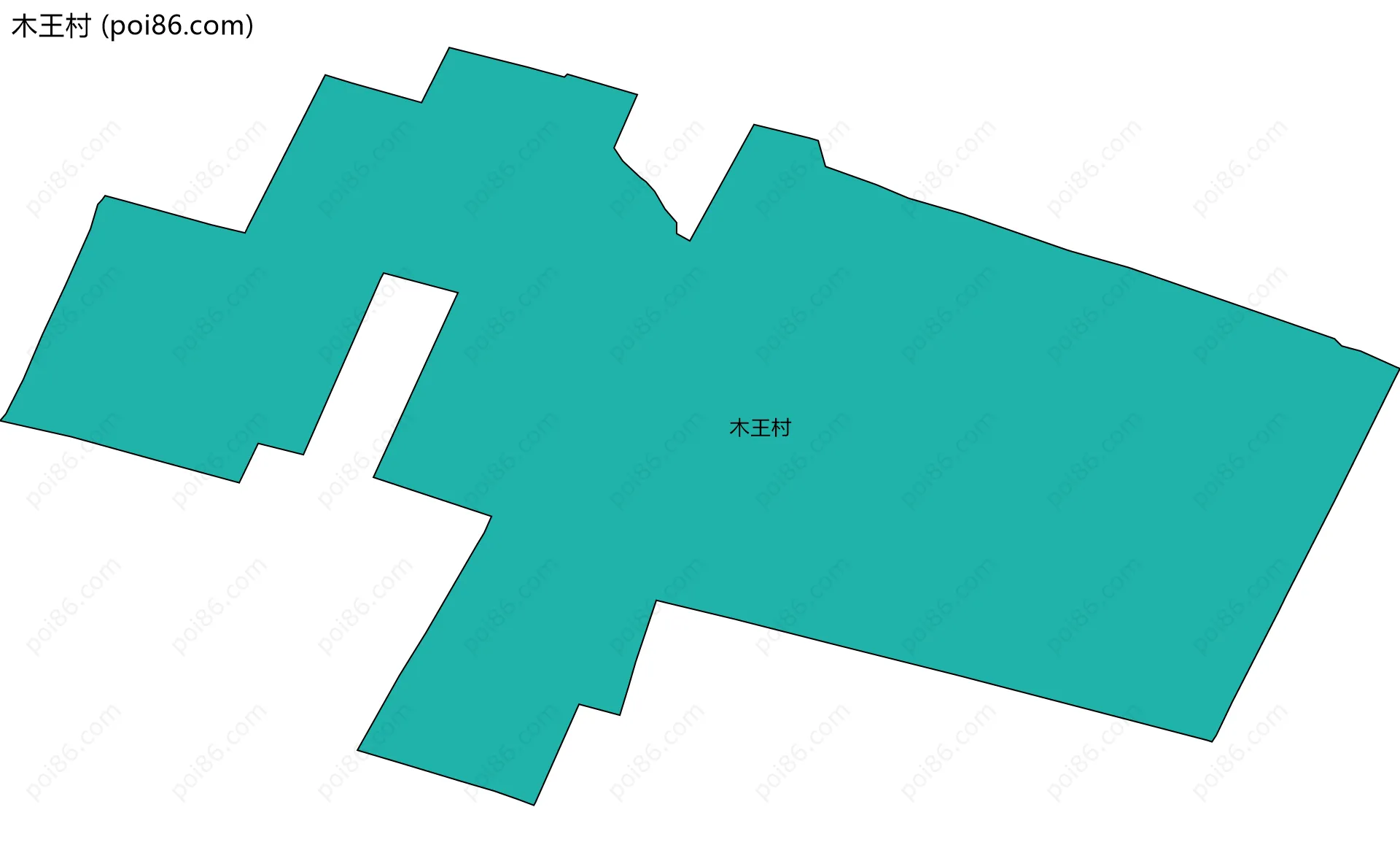 木王村边界地图