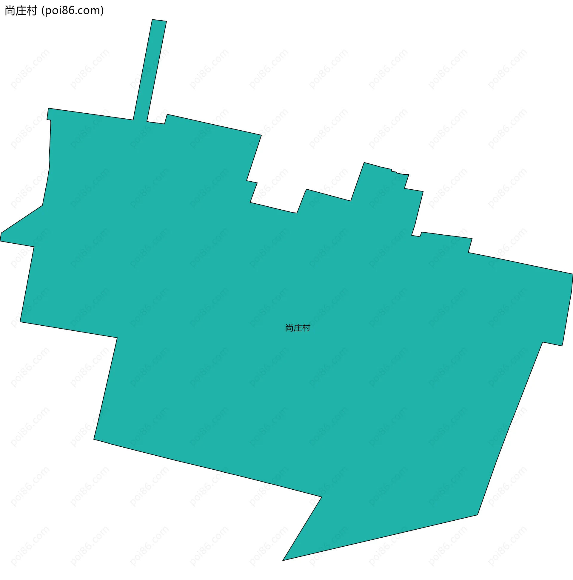 尚庄村边界地图