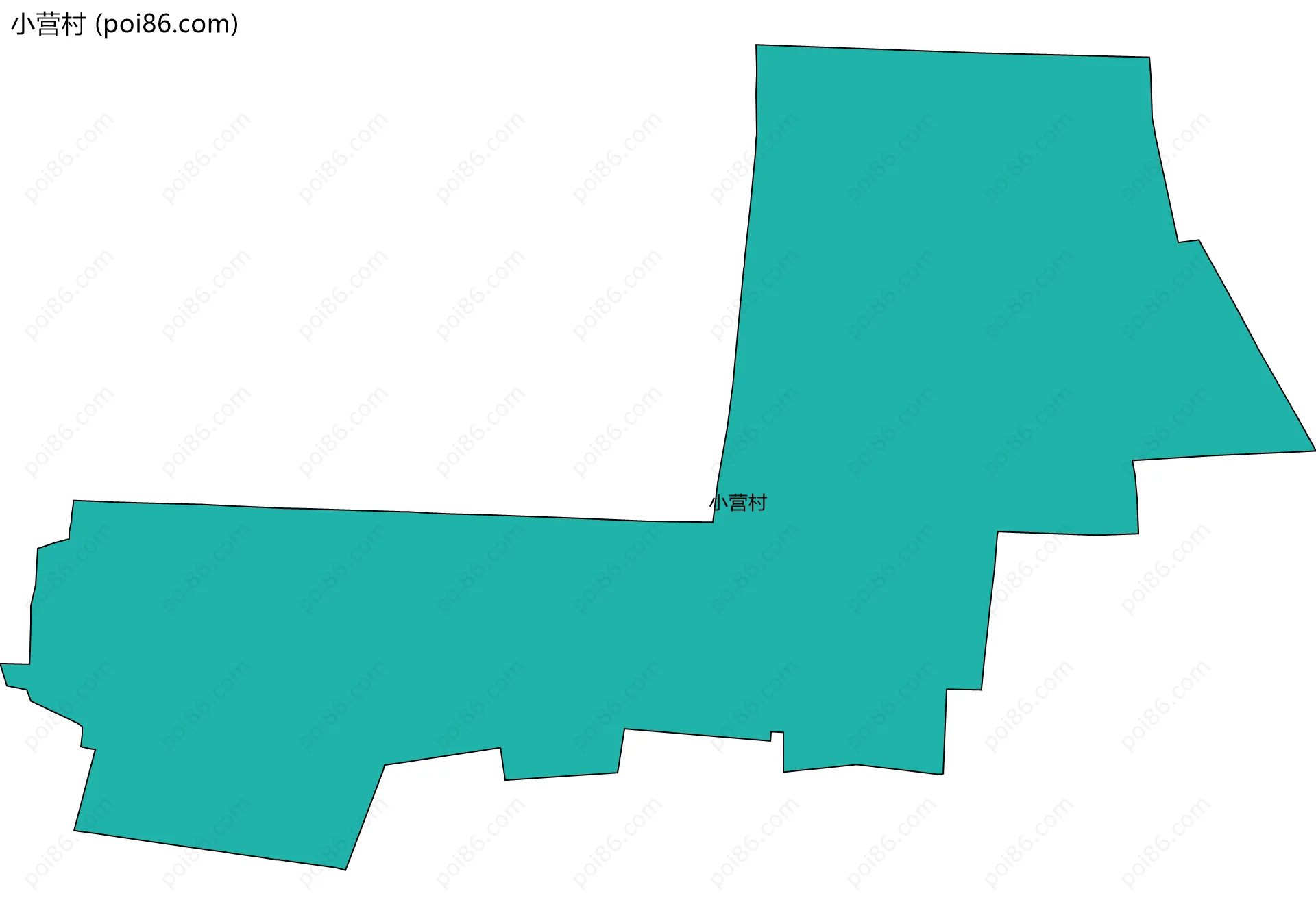 小营村边界地图