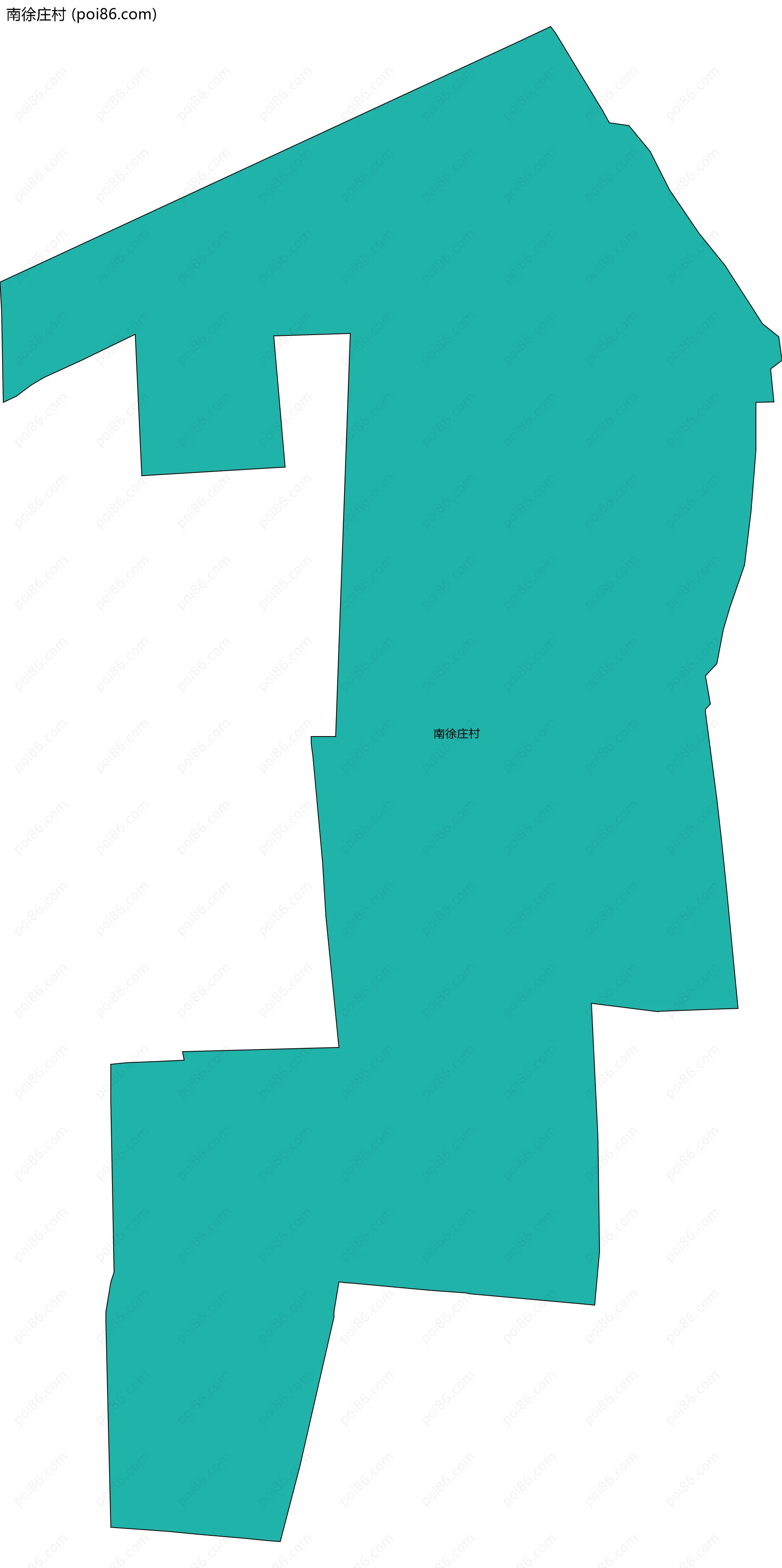 南徐庄村边界地图