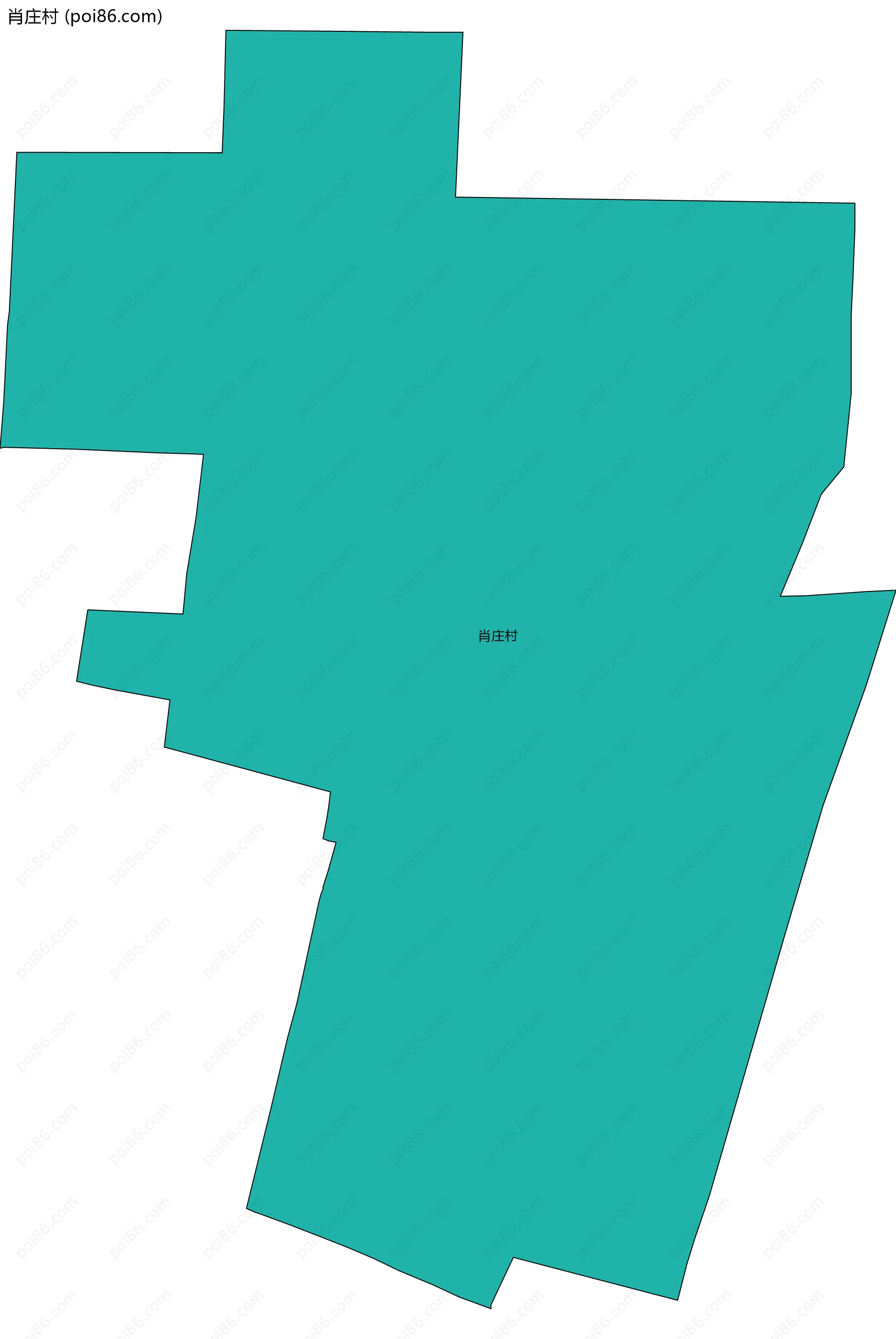 肖庄村边界地图