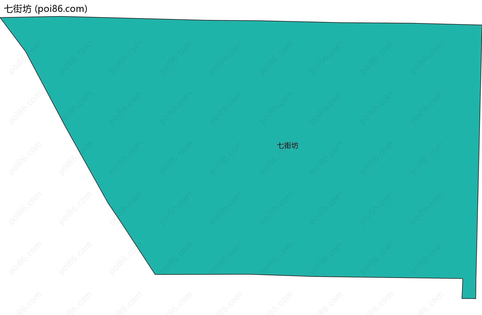 七街坊边界地图