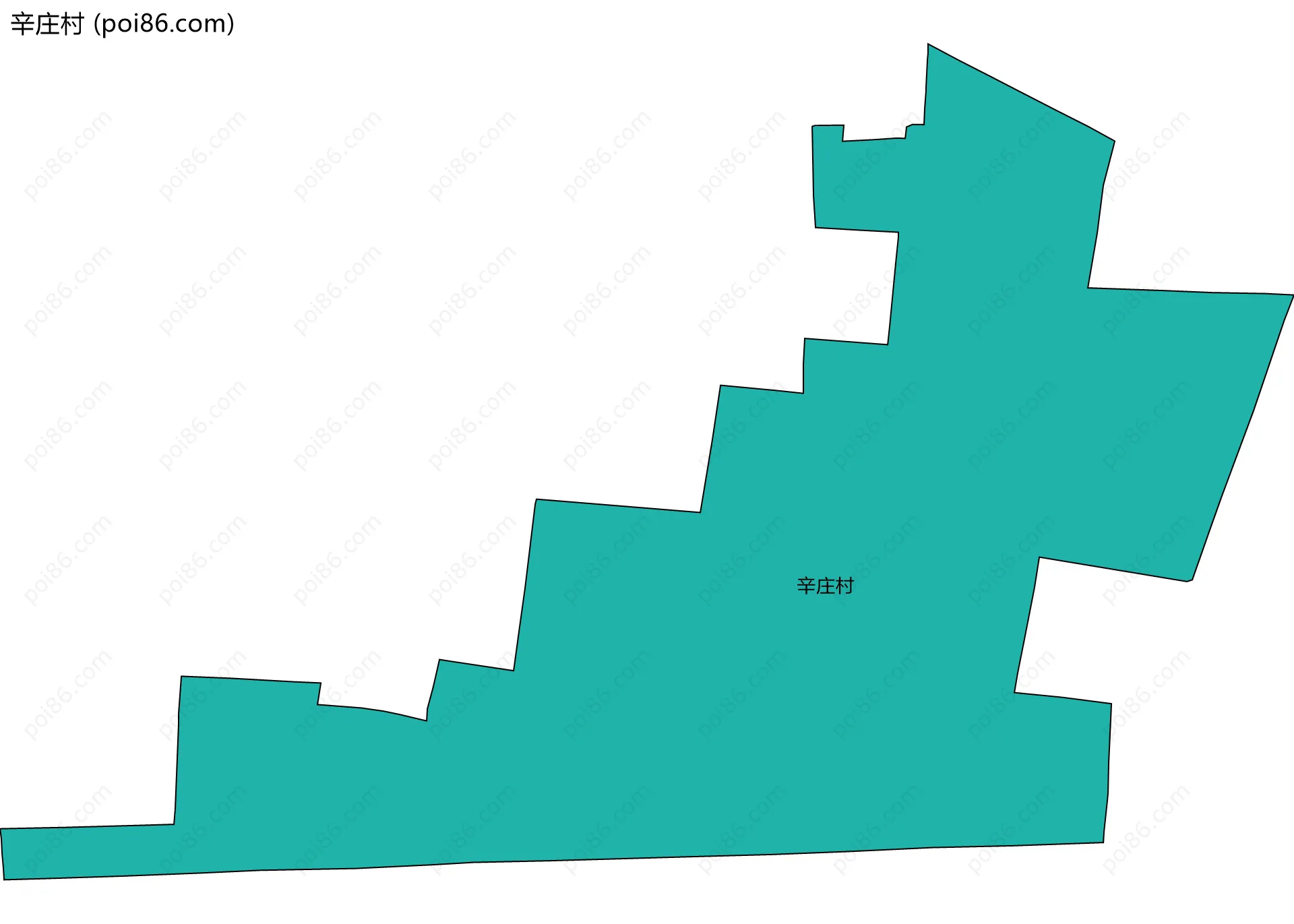 辛庄村边界地图