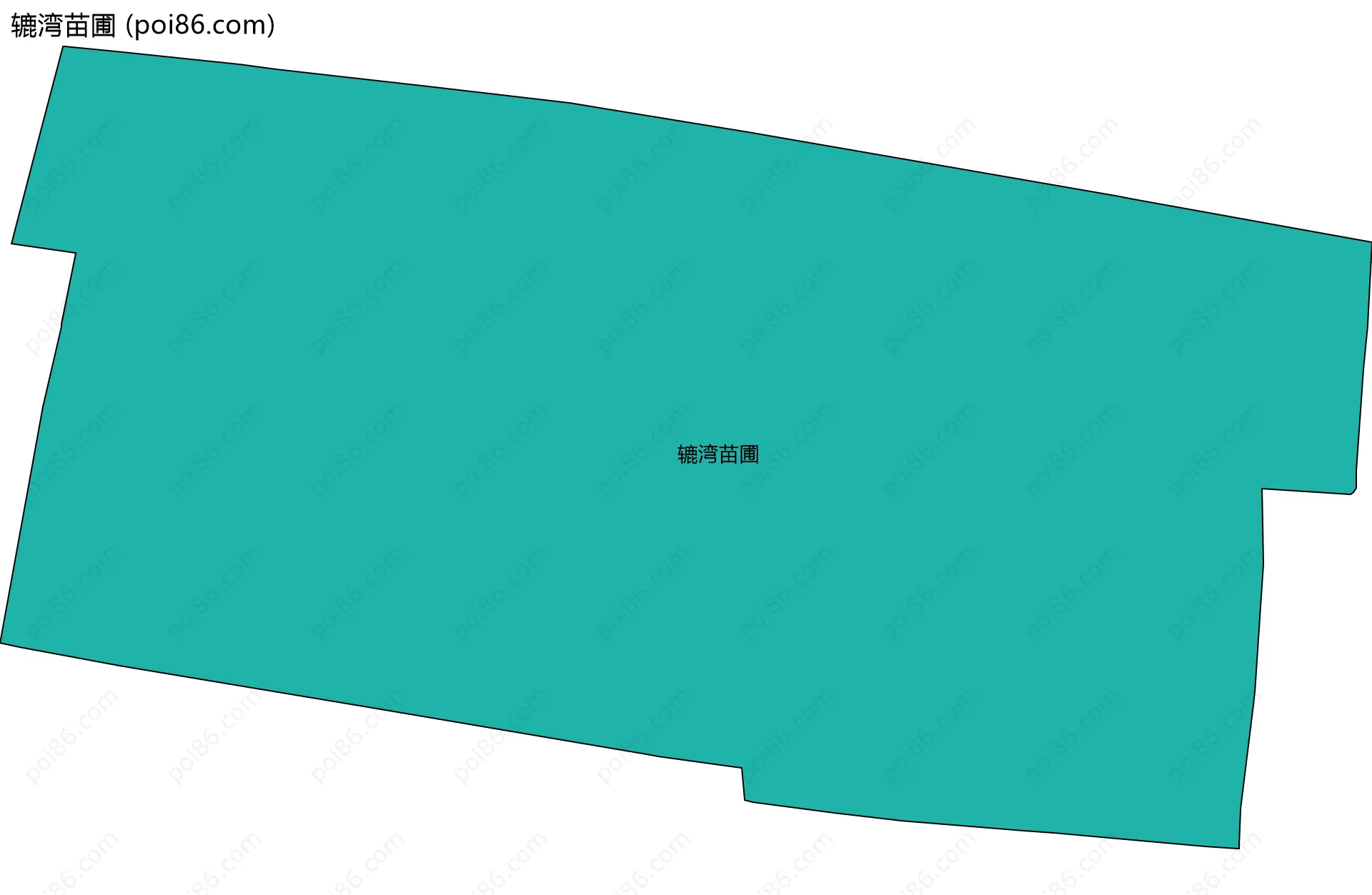 辘湾苗圃边界地图