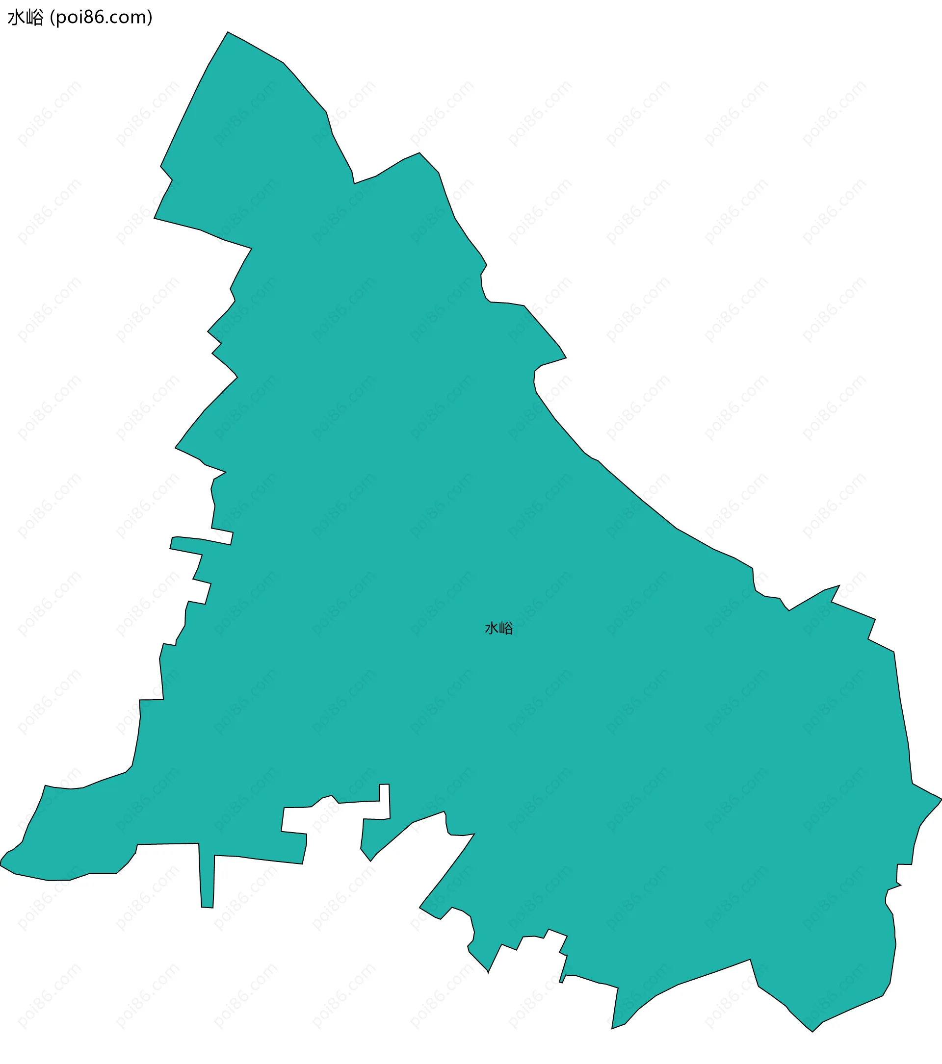 水峪边界地图