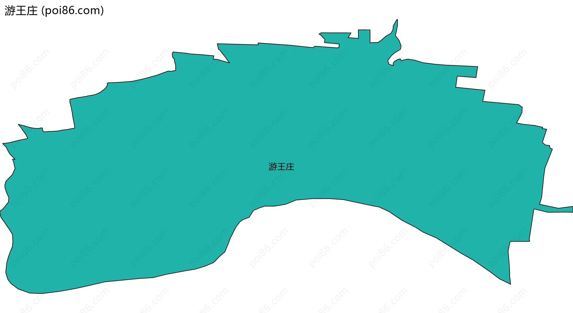 游王庄边界地图