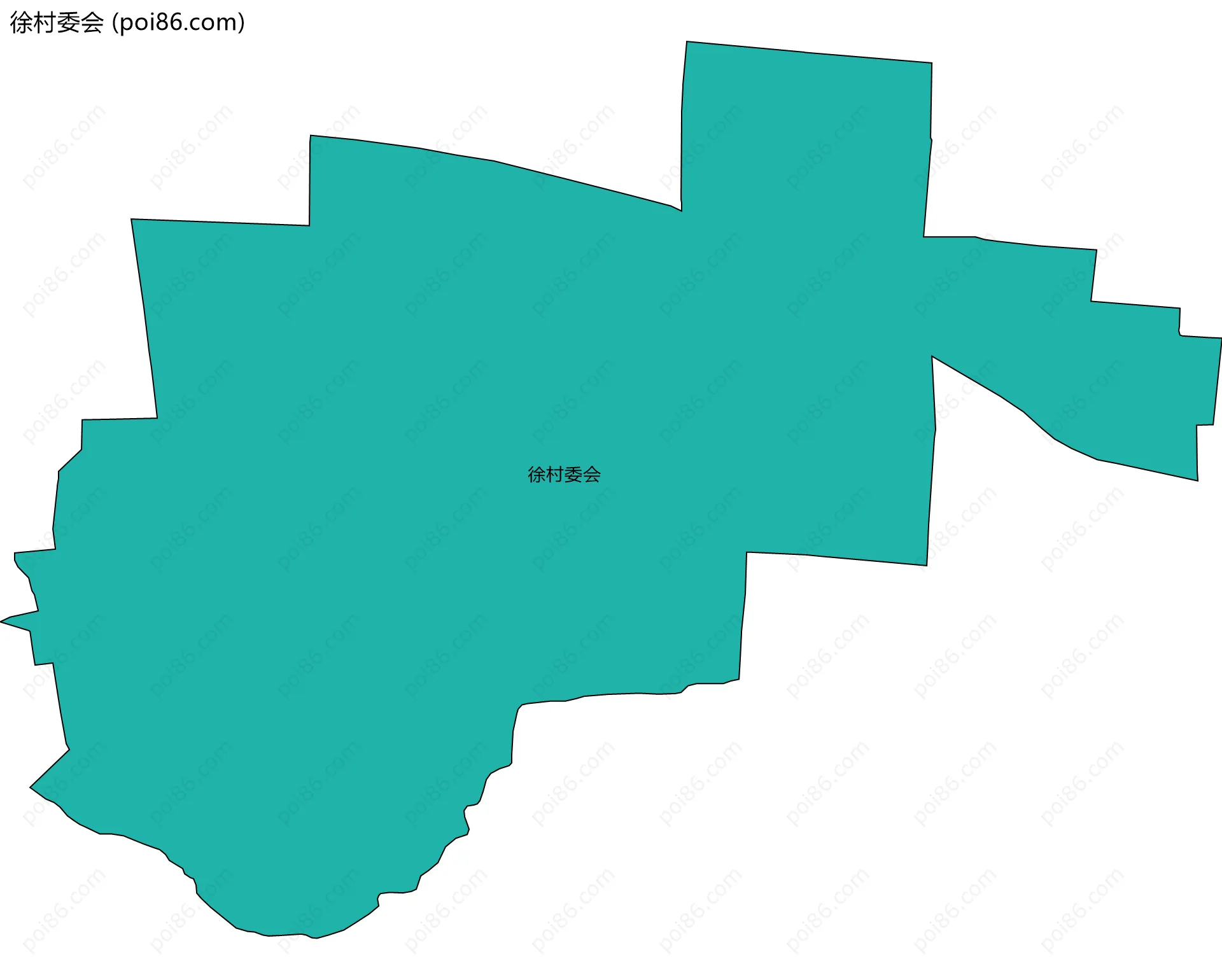 徐村委会边界地图