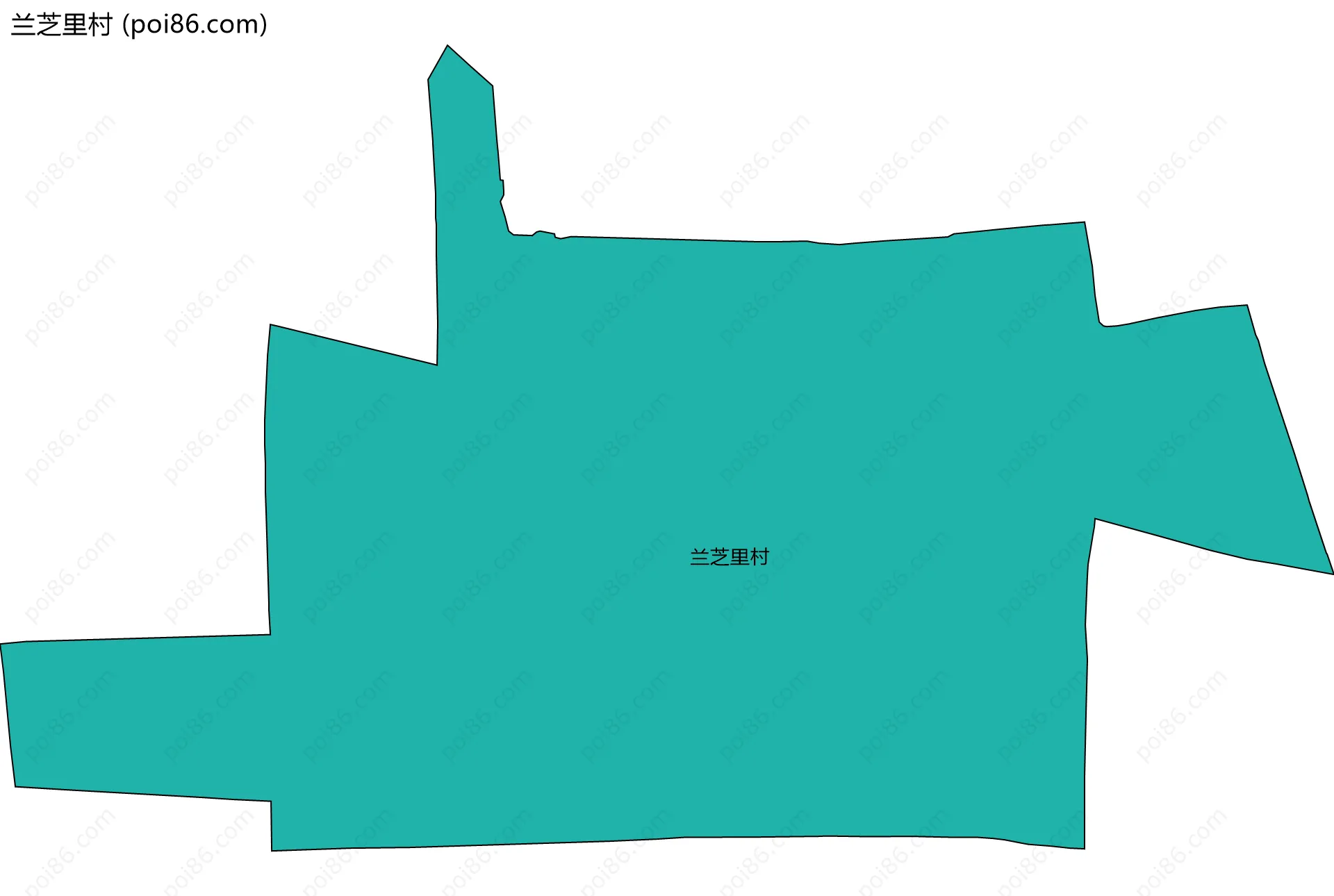 兰芝里村边界地图