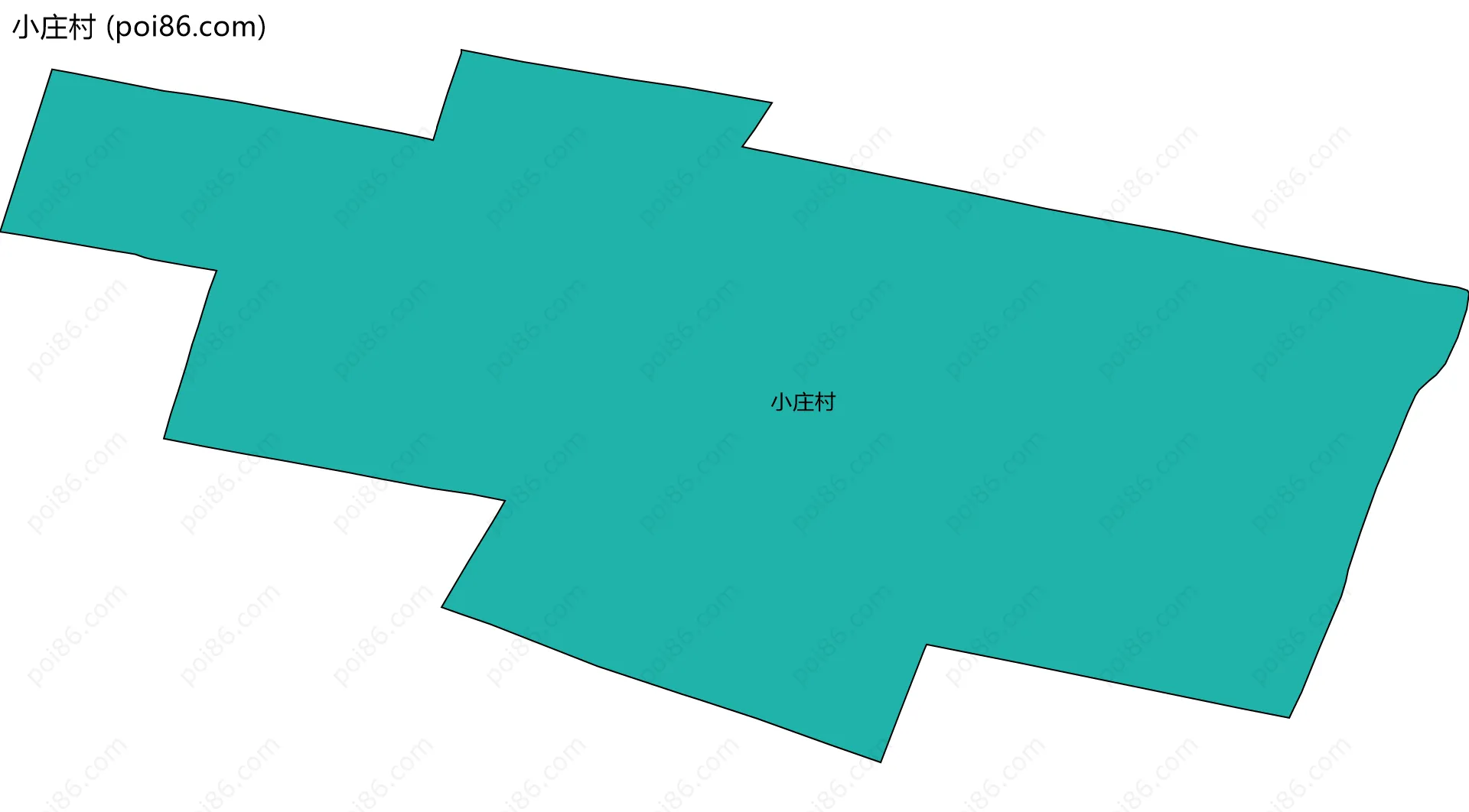 小庄村边界地图