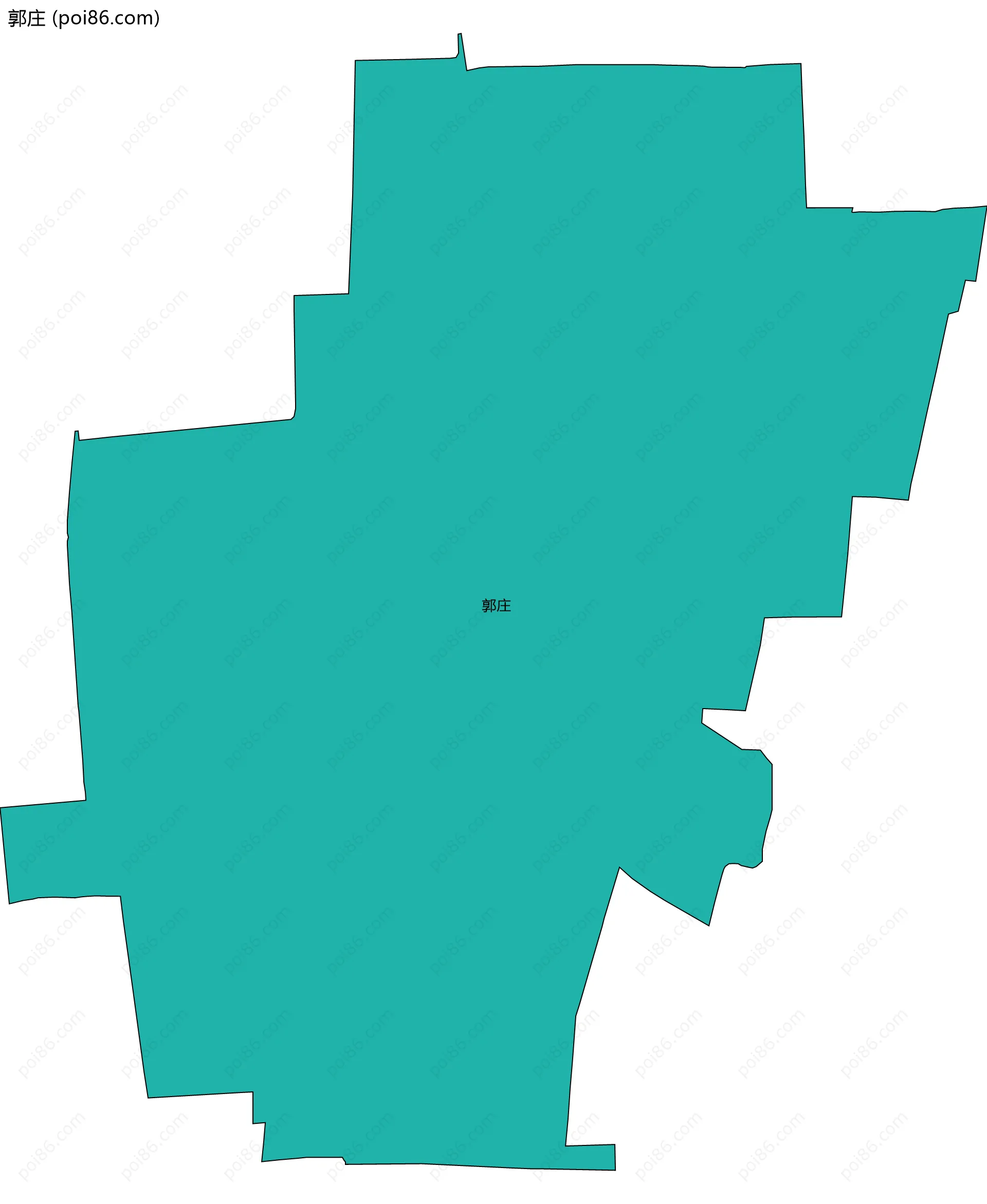 郭庄边界地图