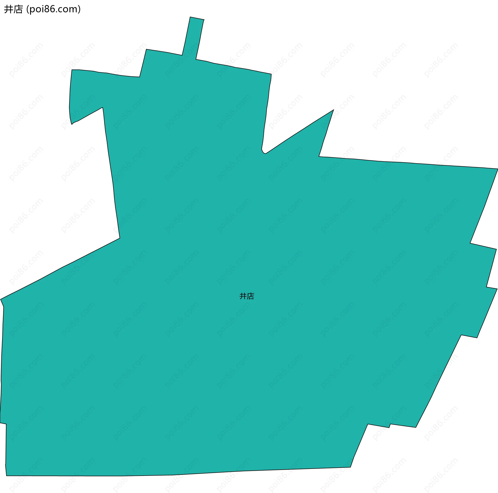 井店边界地图
