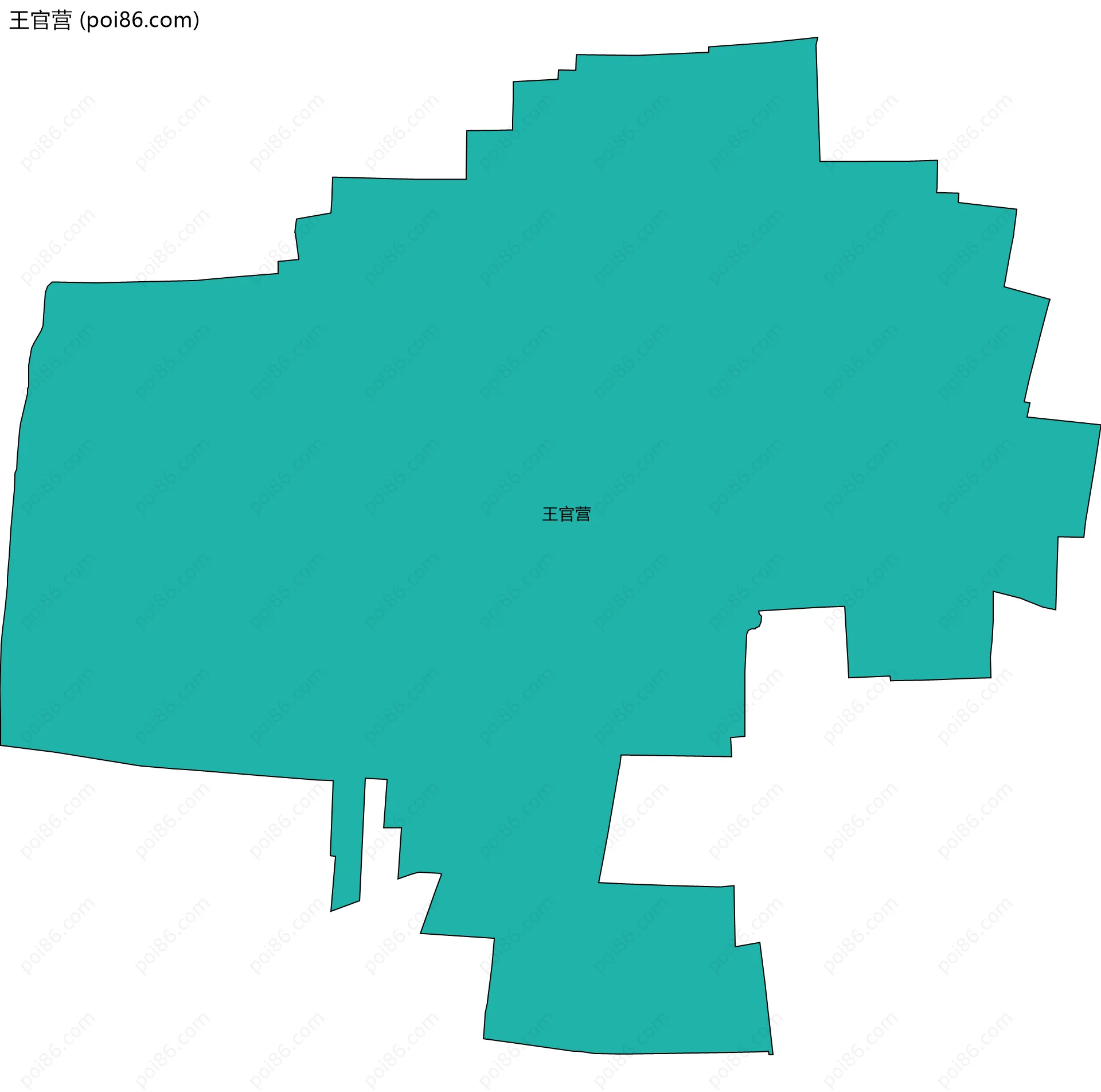 王官营边界地图