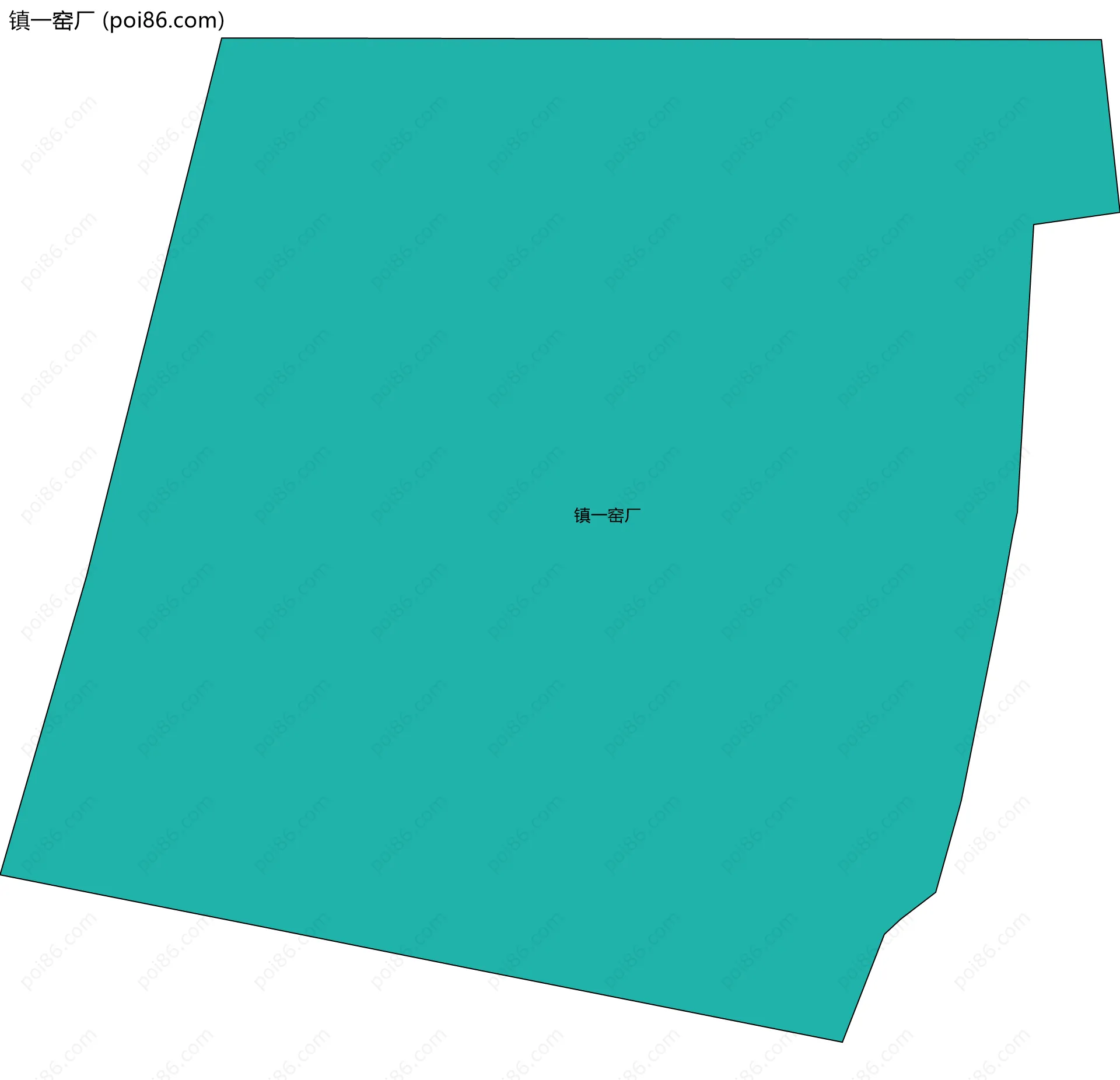 镇一窑厂边界地图