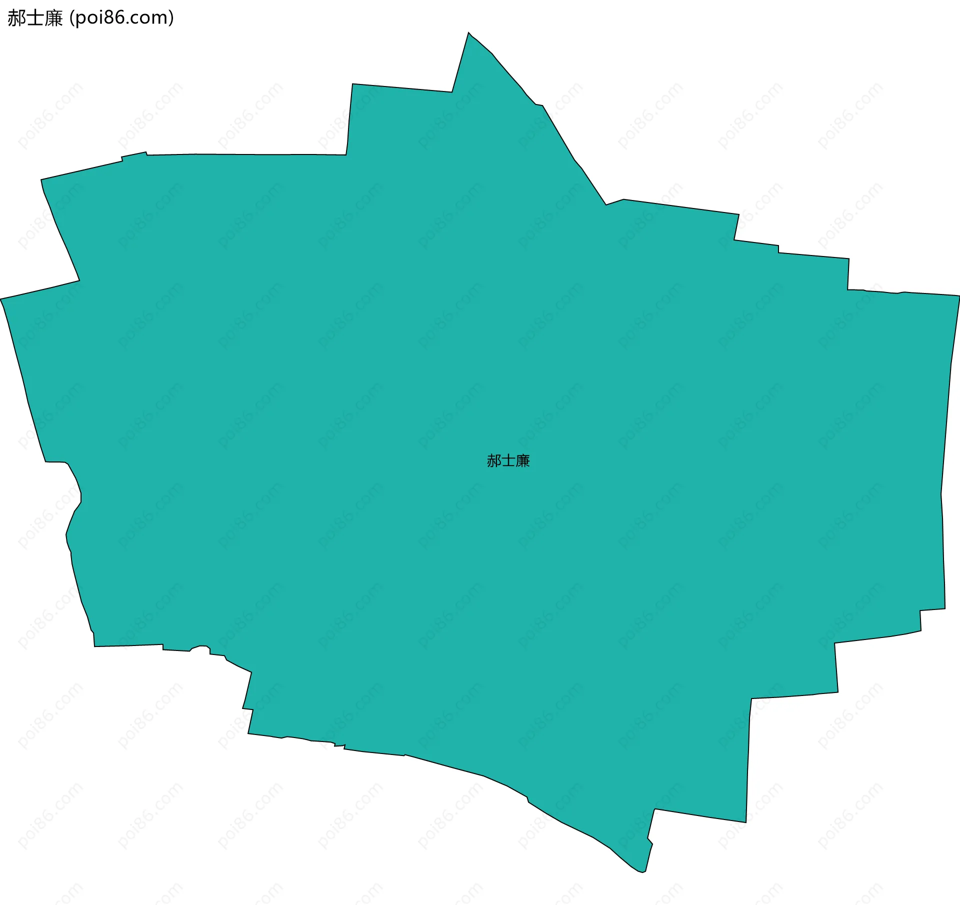 郝士廉边界地图