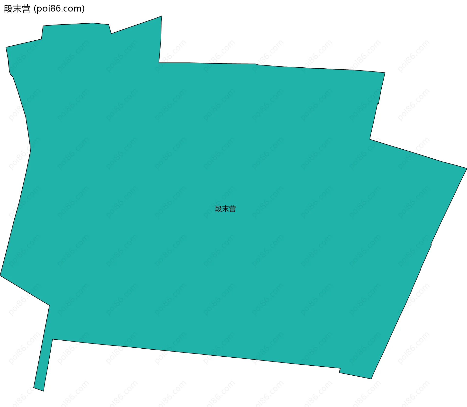 段末营边界地图