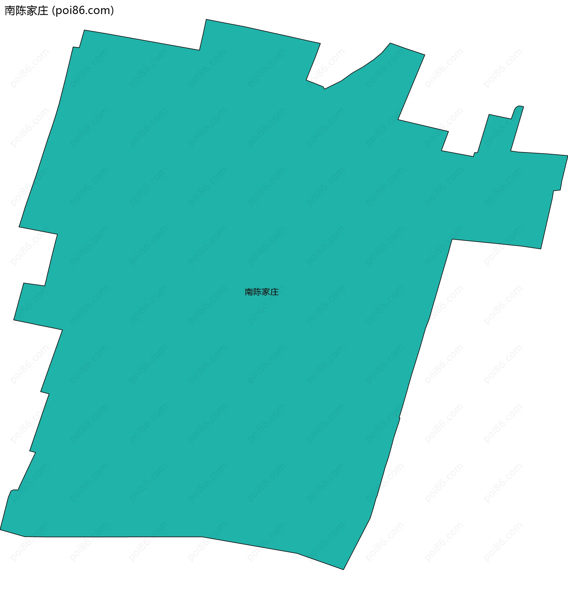 南陈家庄边界地图