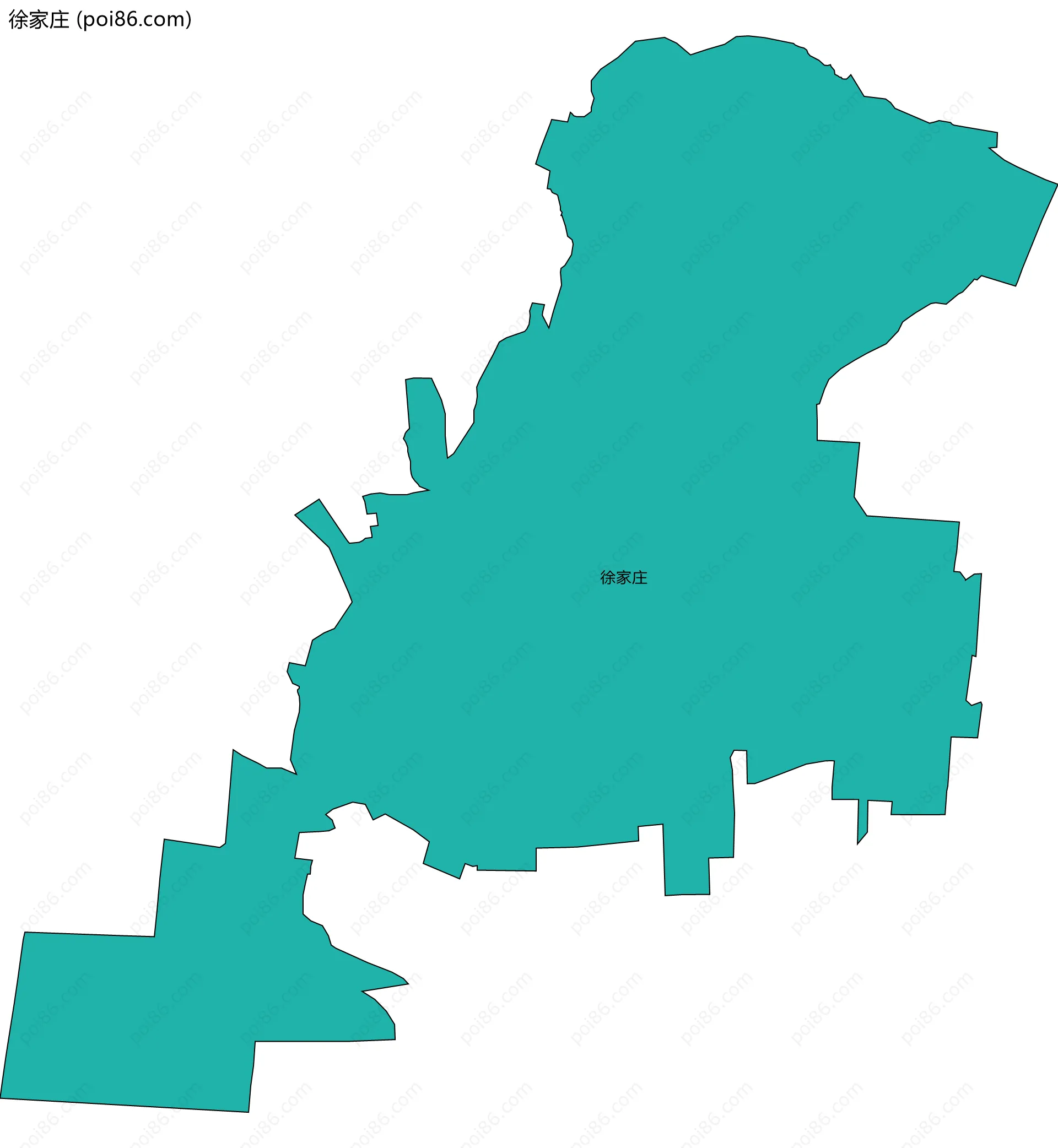 徐家庄边界地图