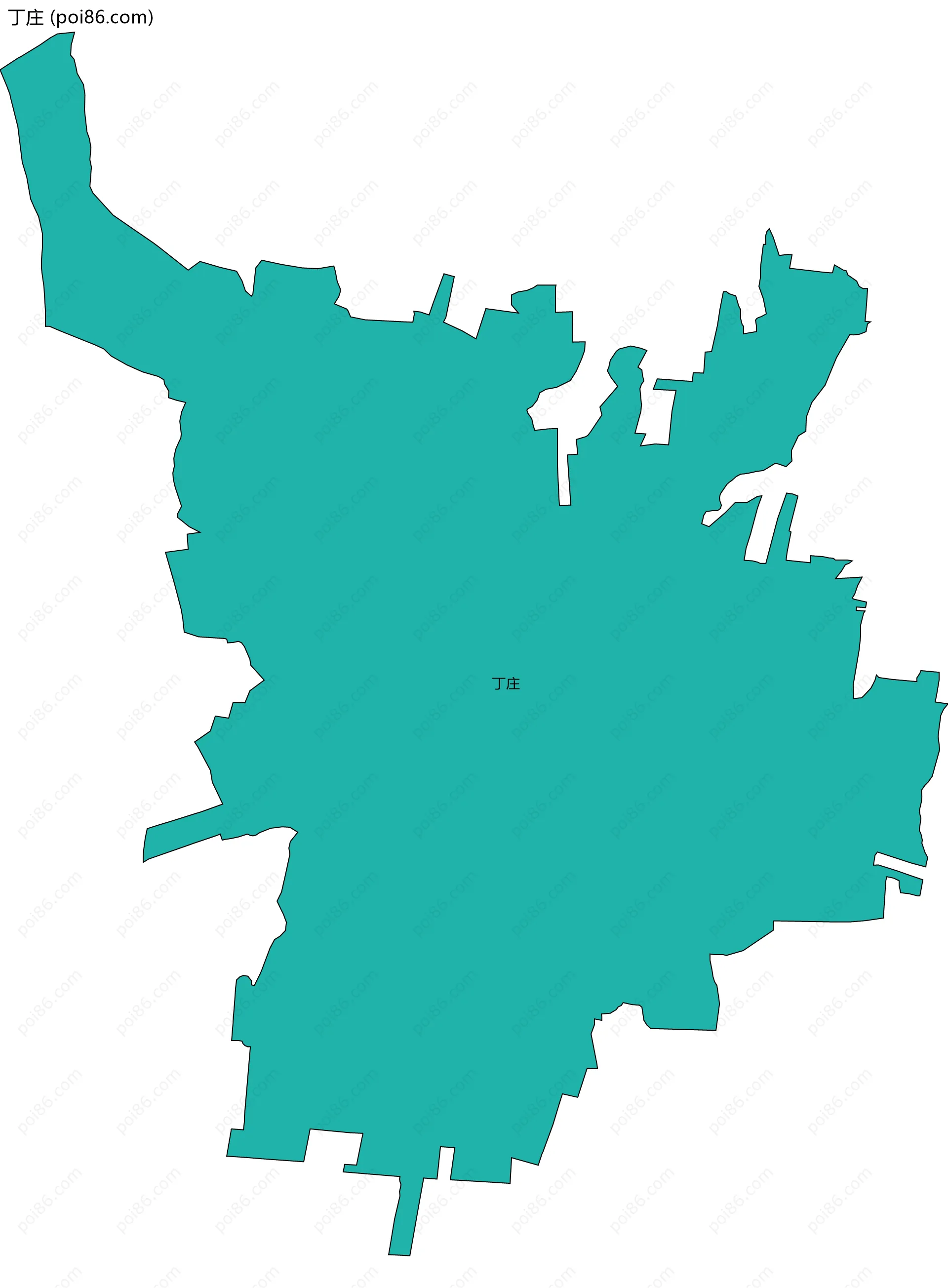 丁庄边界地图