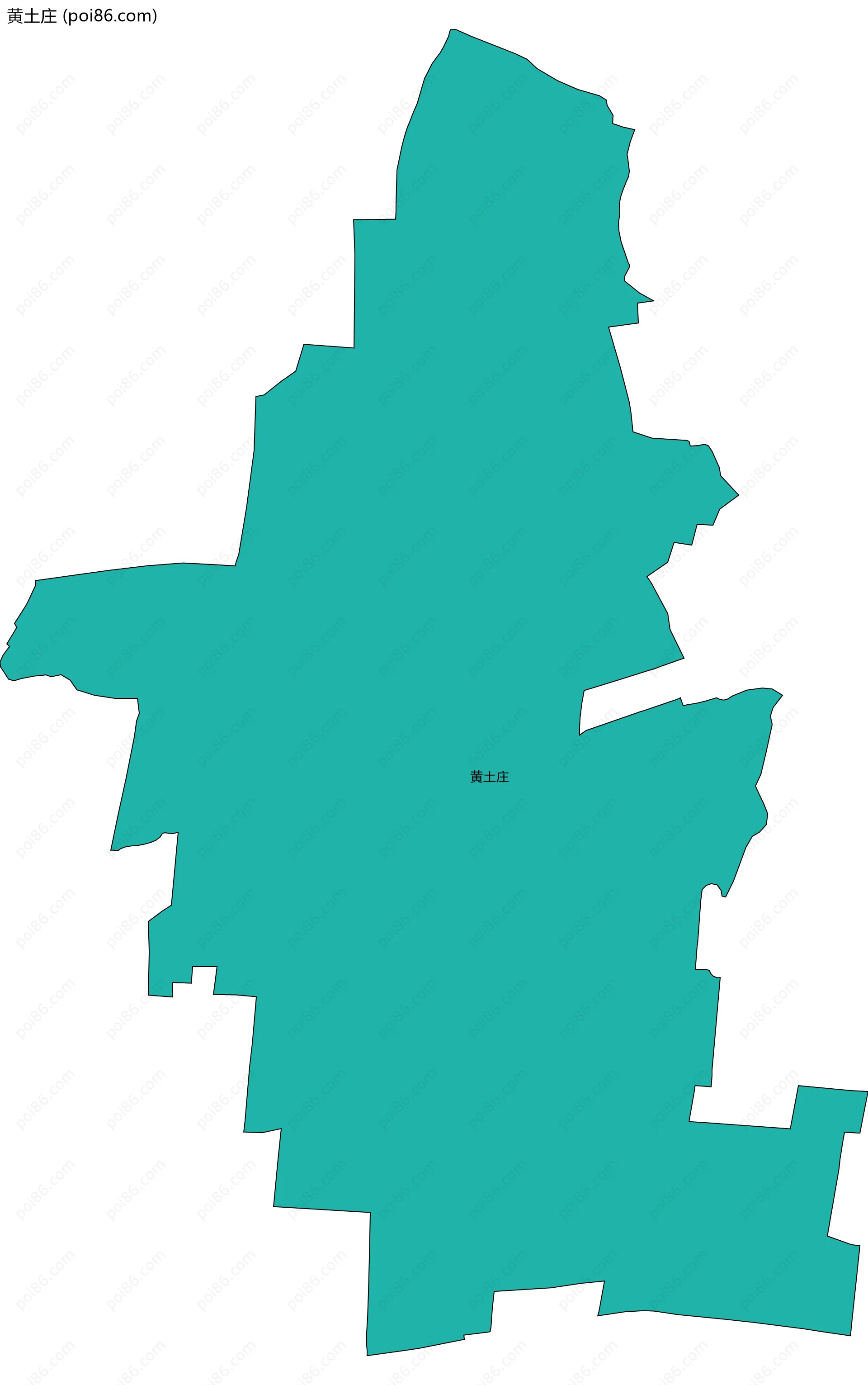 黄土庄边界地图