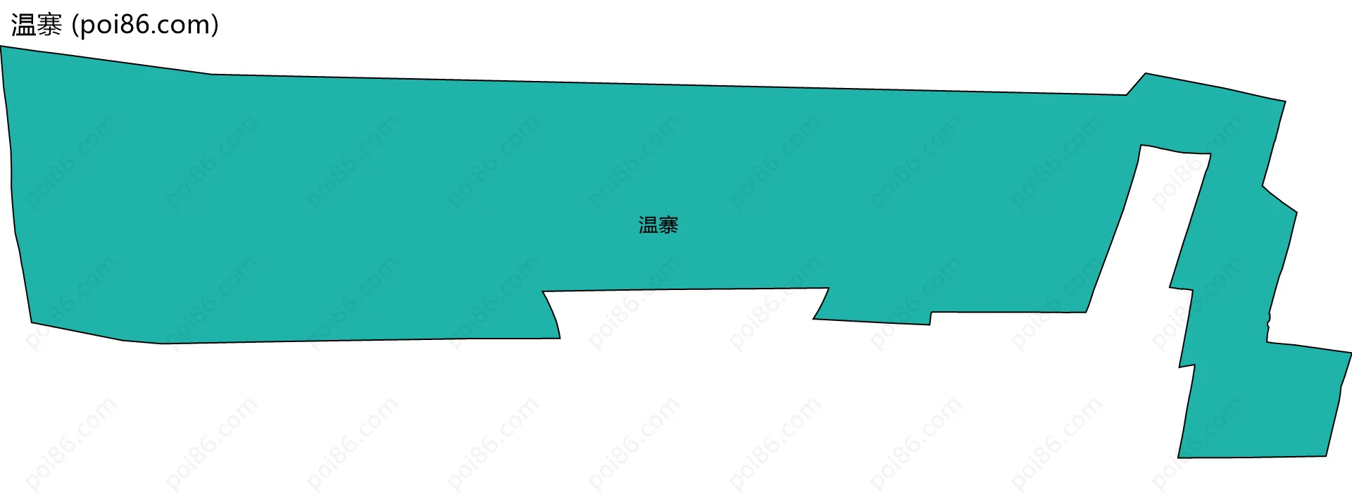 温寨边界地图