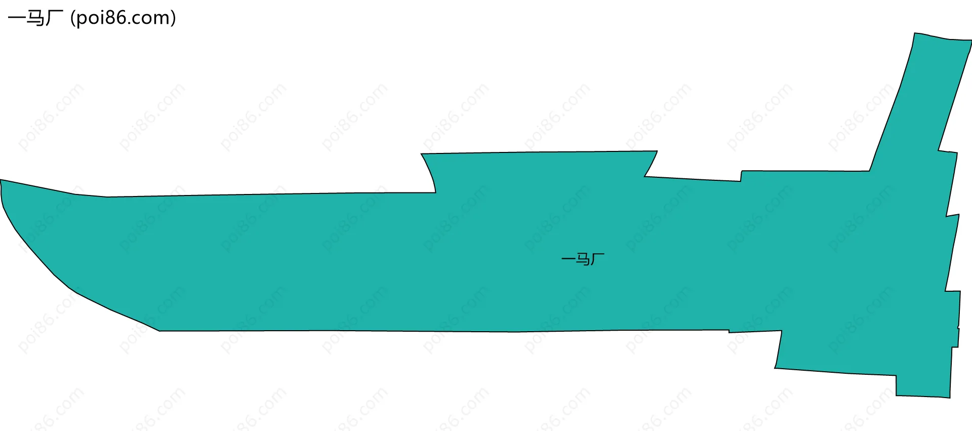 一马厂边界地图