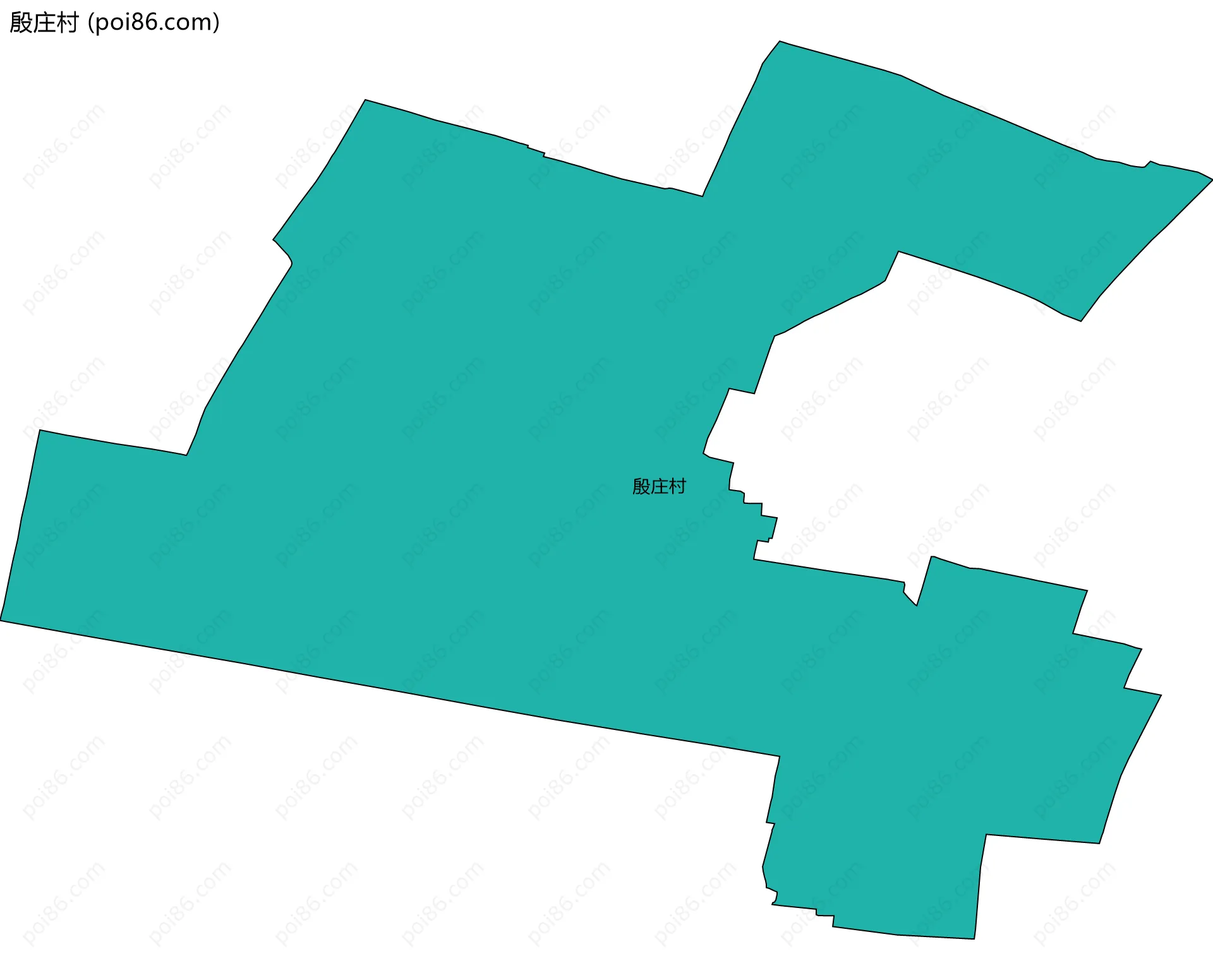 殷庄村边界地图