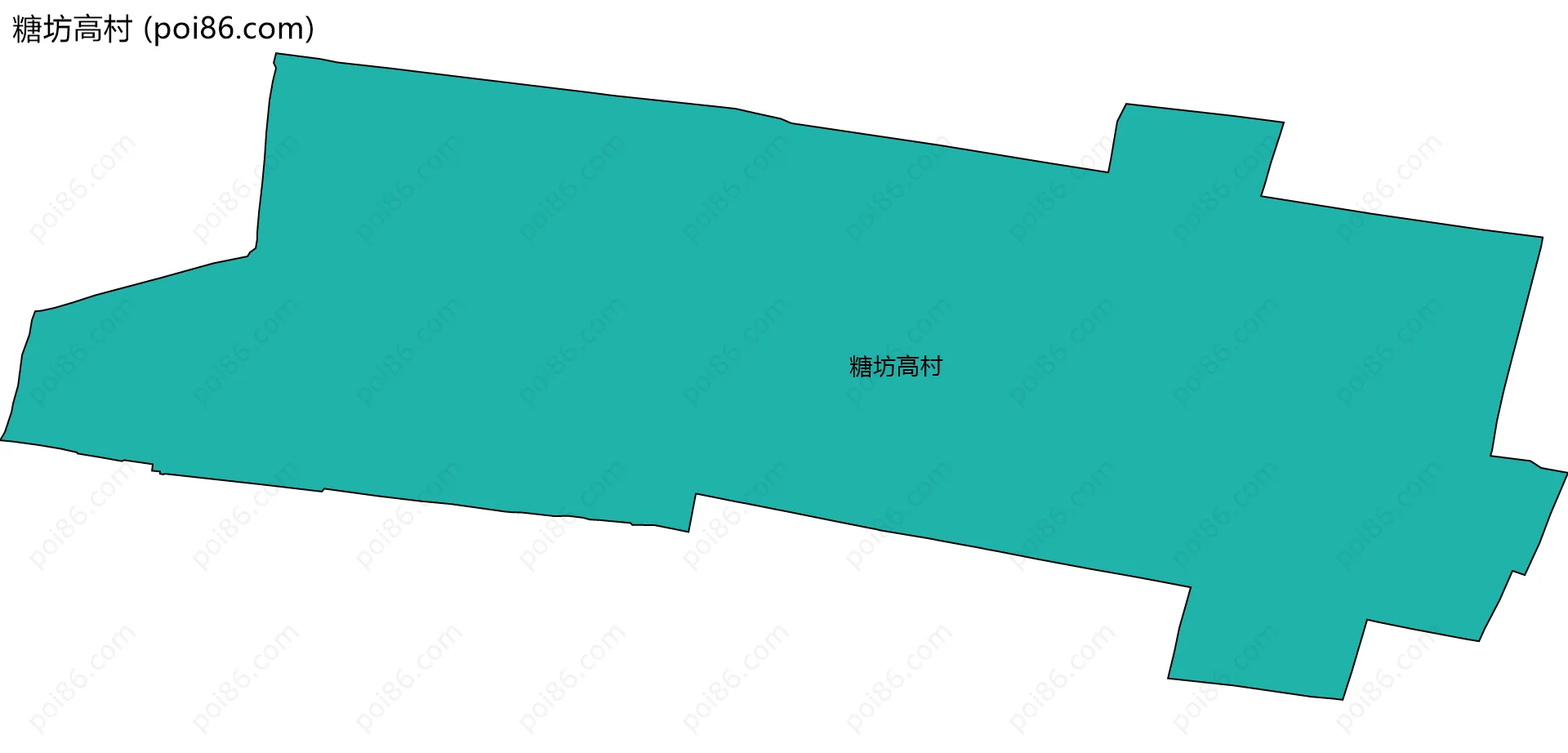糖坊高村边界地图