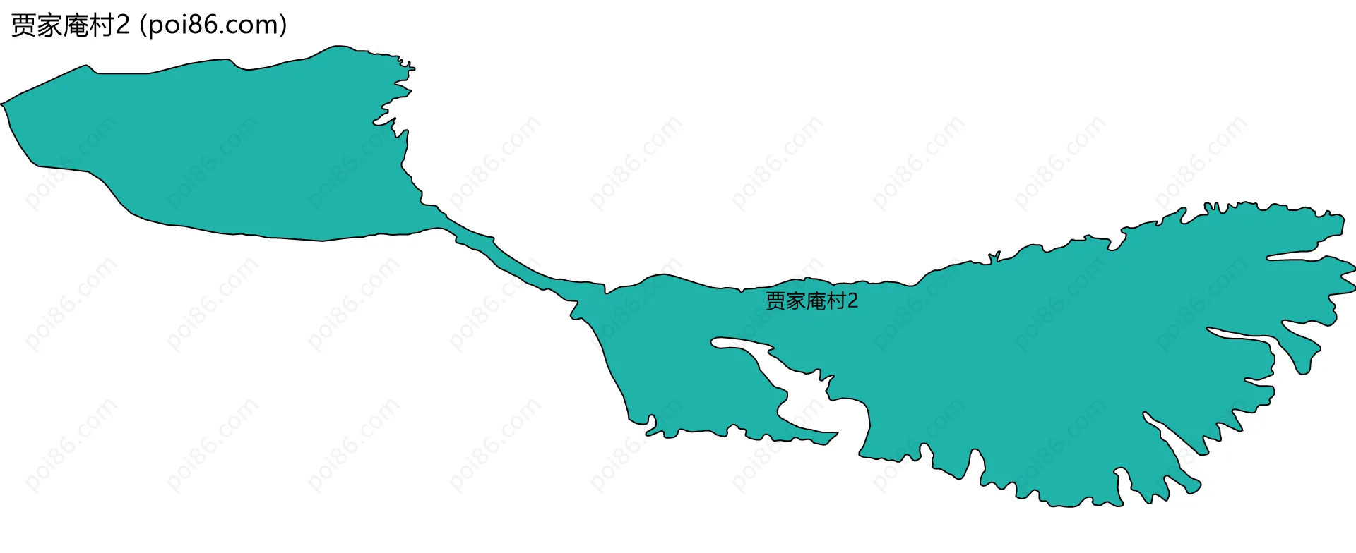 贾家庵村2边界地图