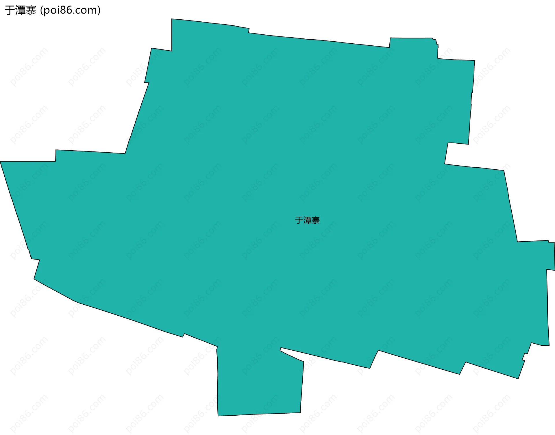 于潭寨边界地图