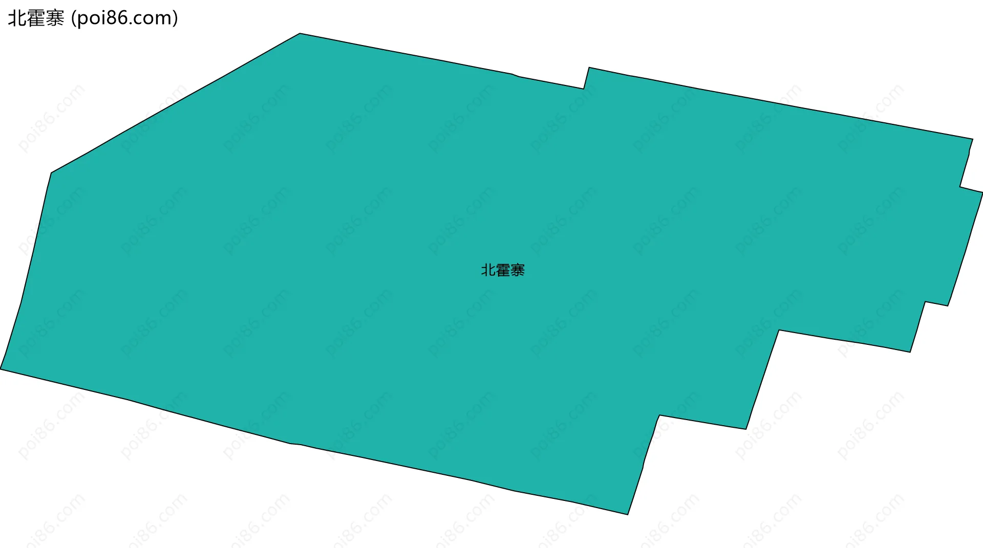 北霍寨边界地图