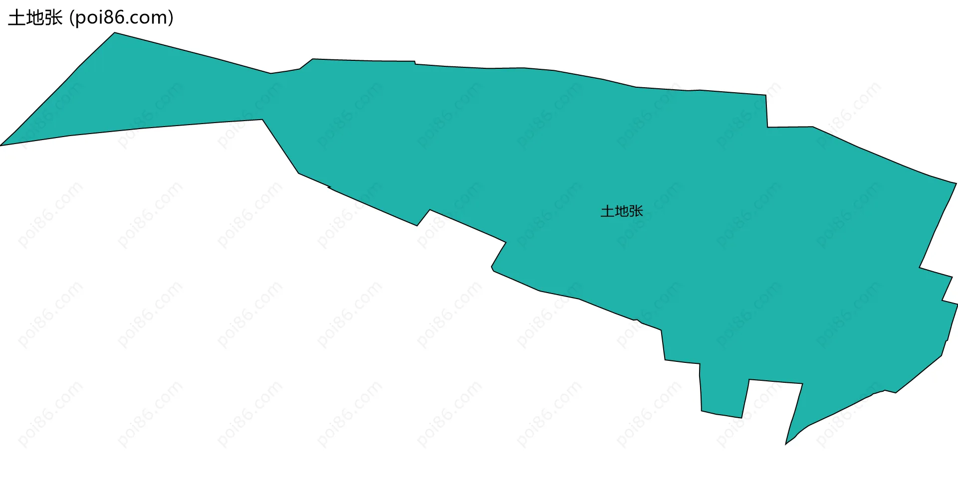 土地张边界地图