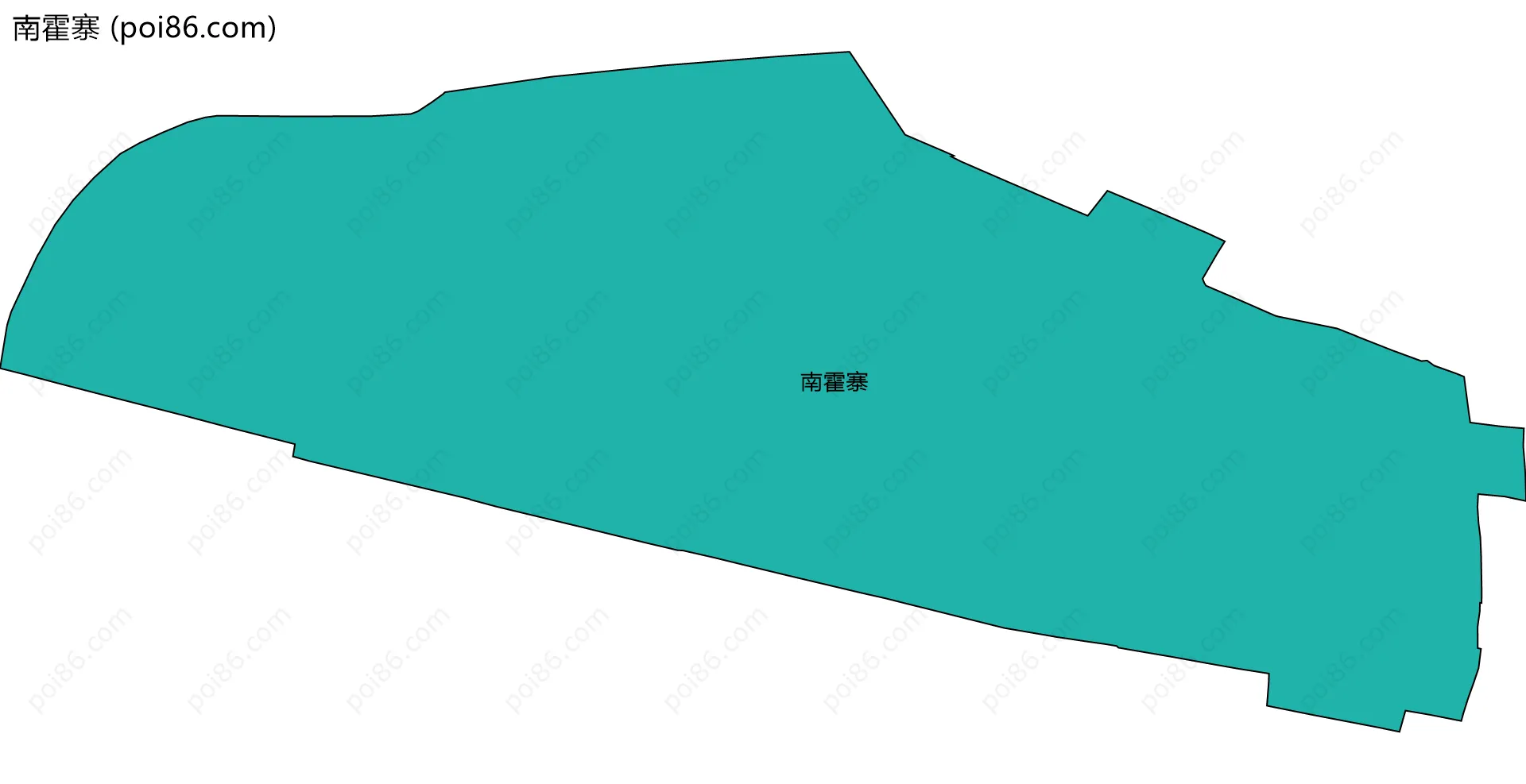 南霍寨边界地图