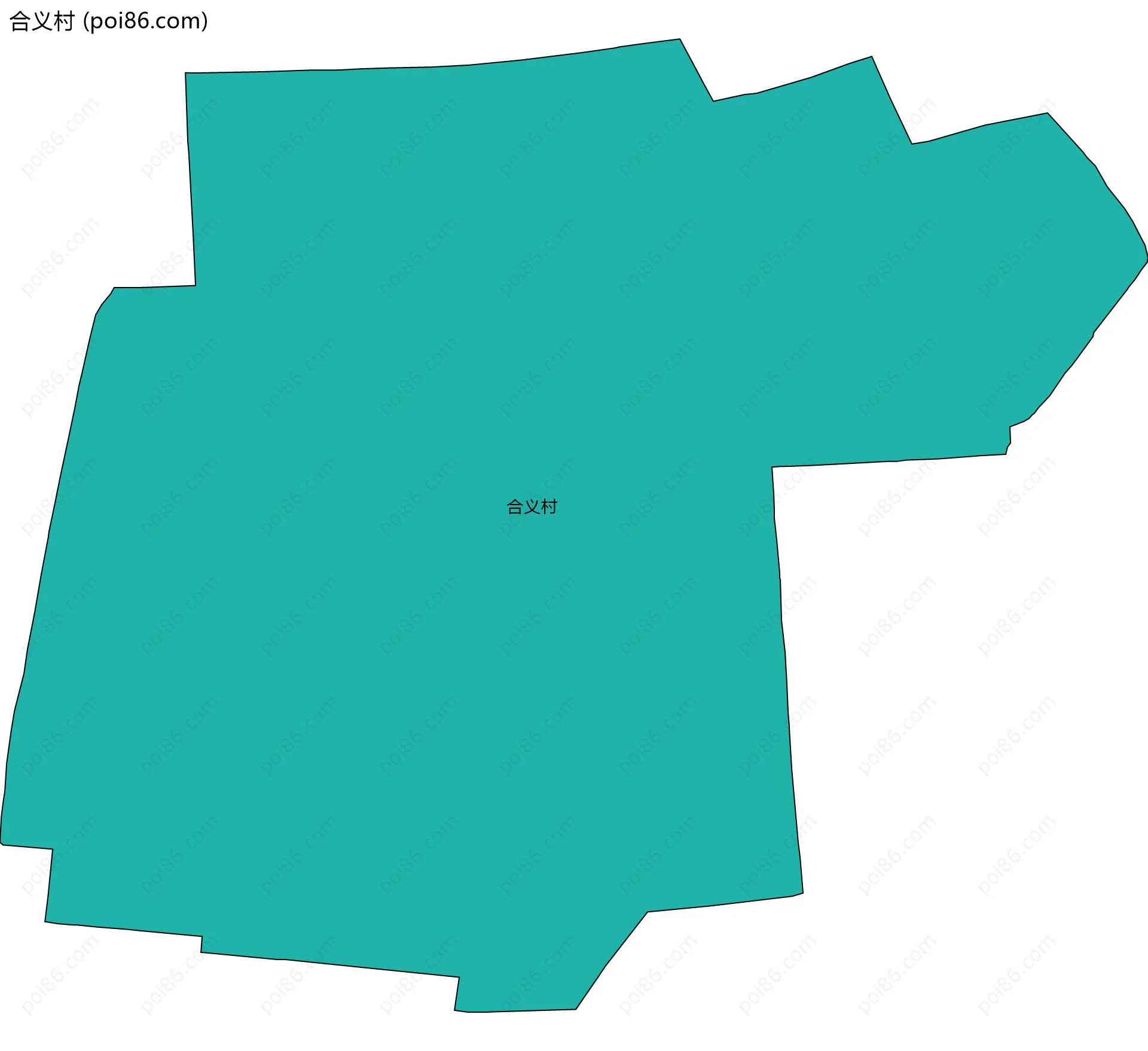 合义村边界地图