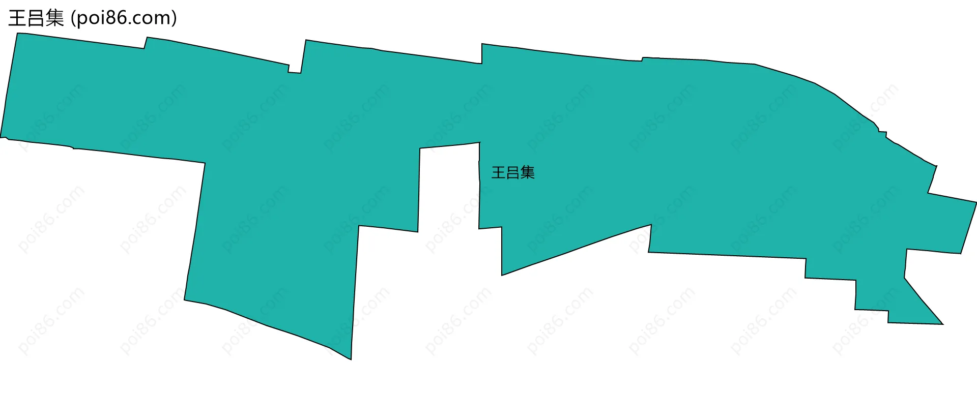 王吕集边界地图