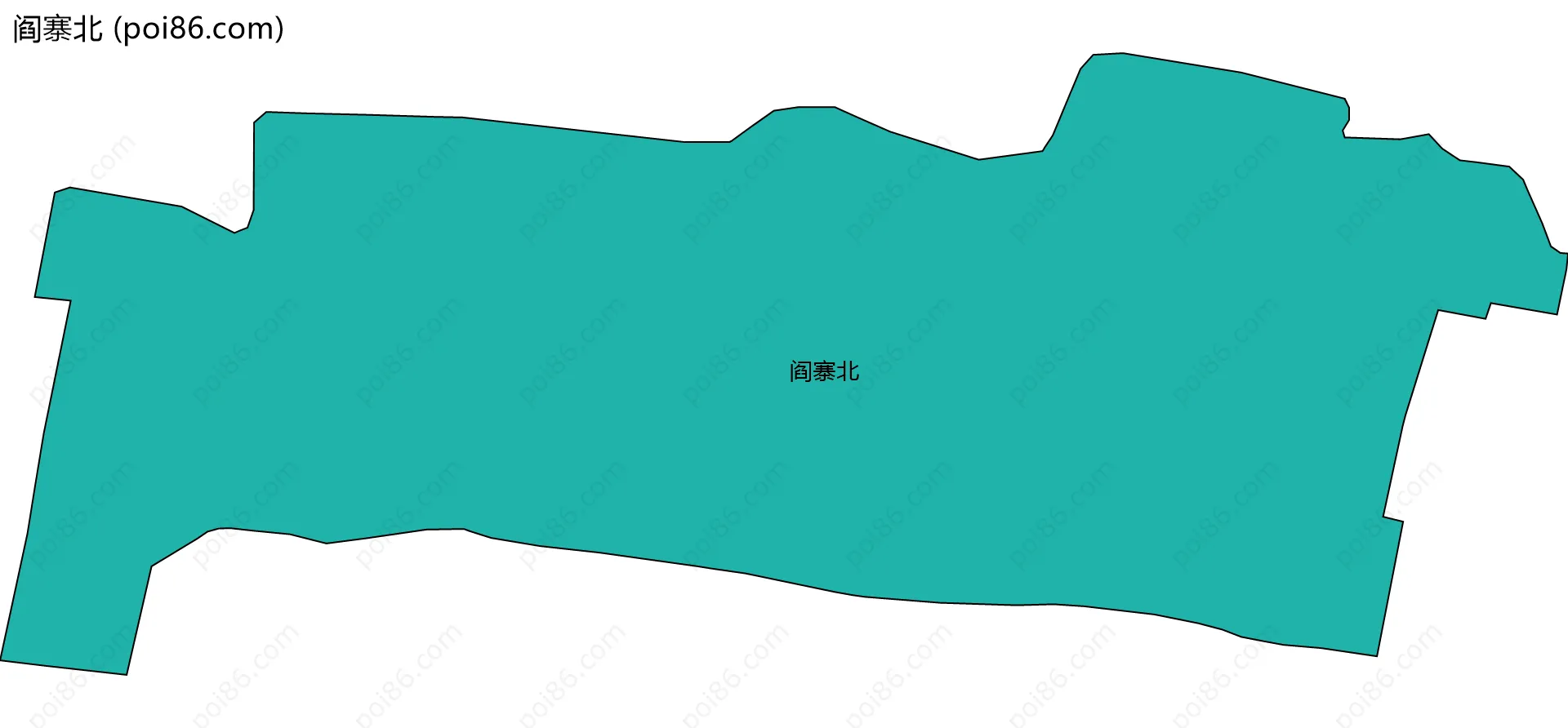 阎寨北边界地图