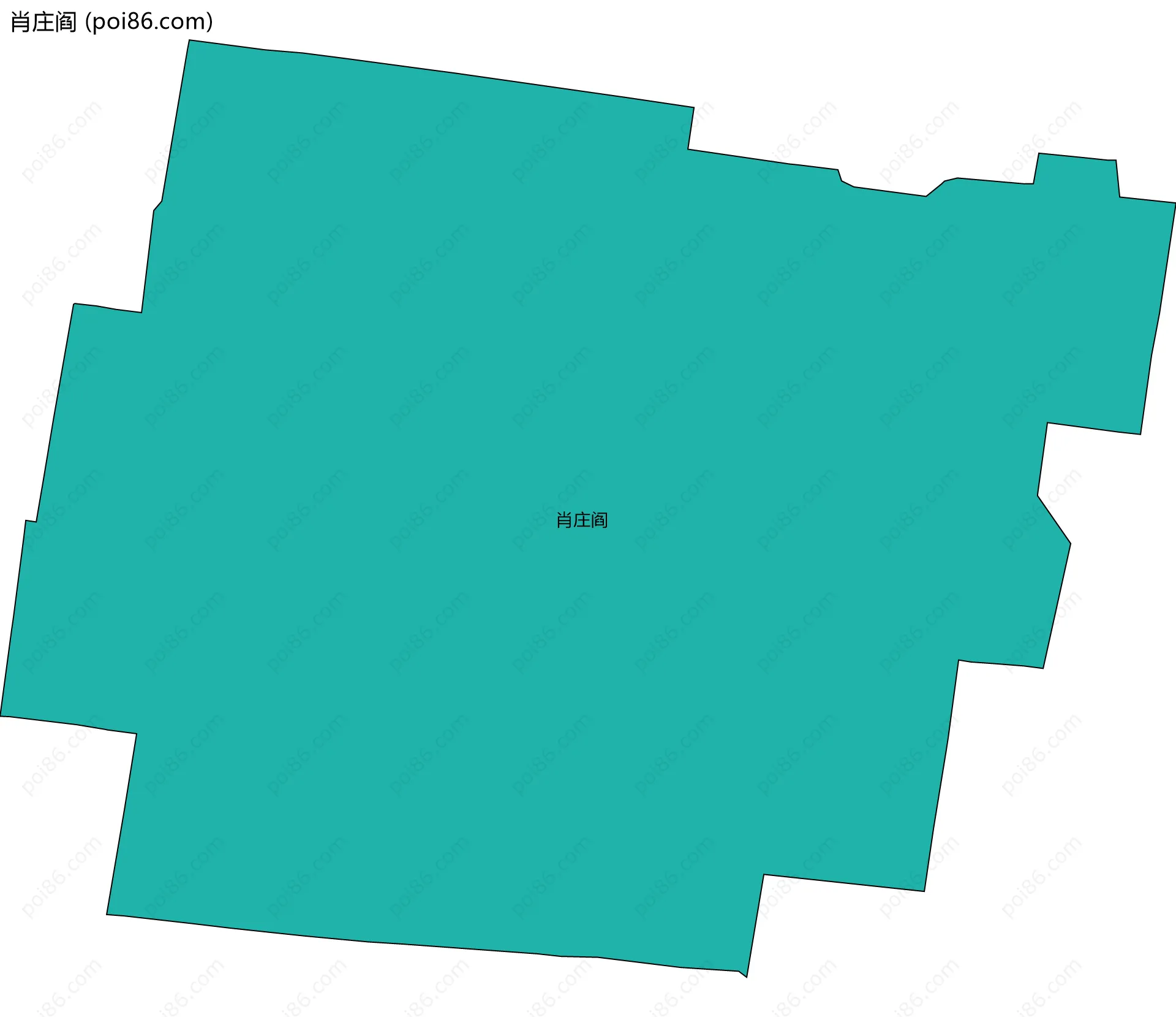 肖庄阎边界地图