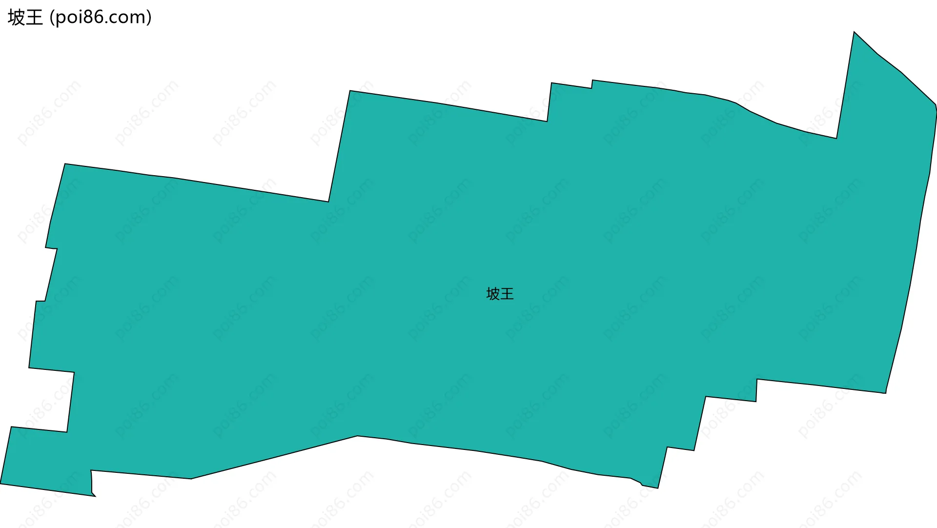 坡王边界地图